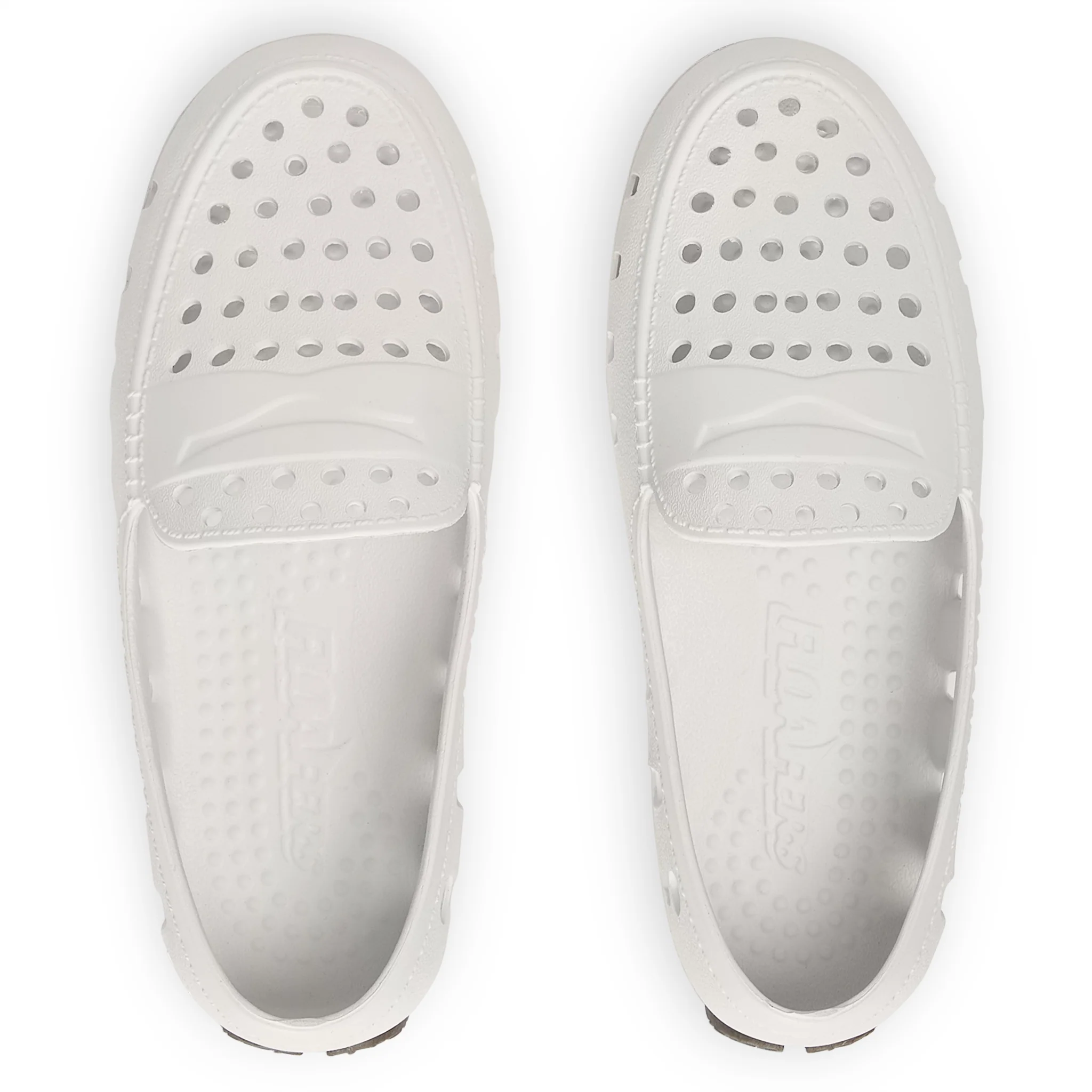 Kids Prodigy Bright White Harbor Mist Gray Loafers - Image 4