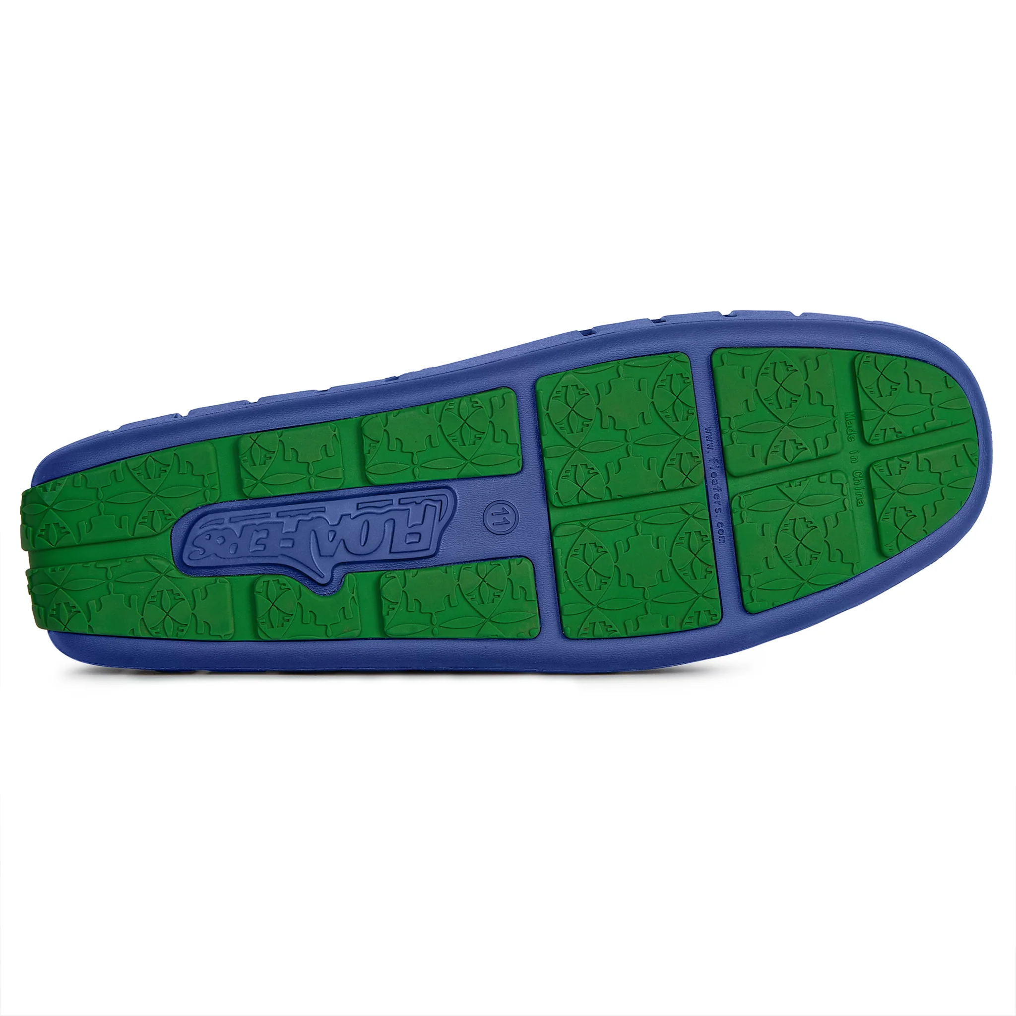 Men's Country Club Navy Peony Turf Green Loafers - Image 5