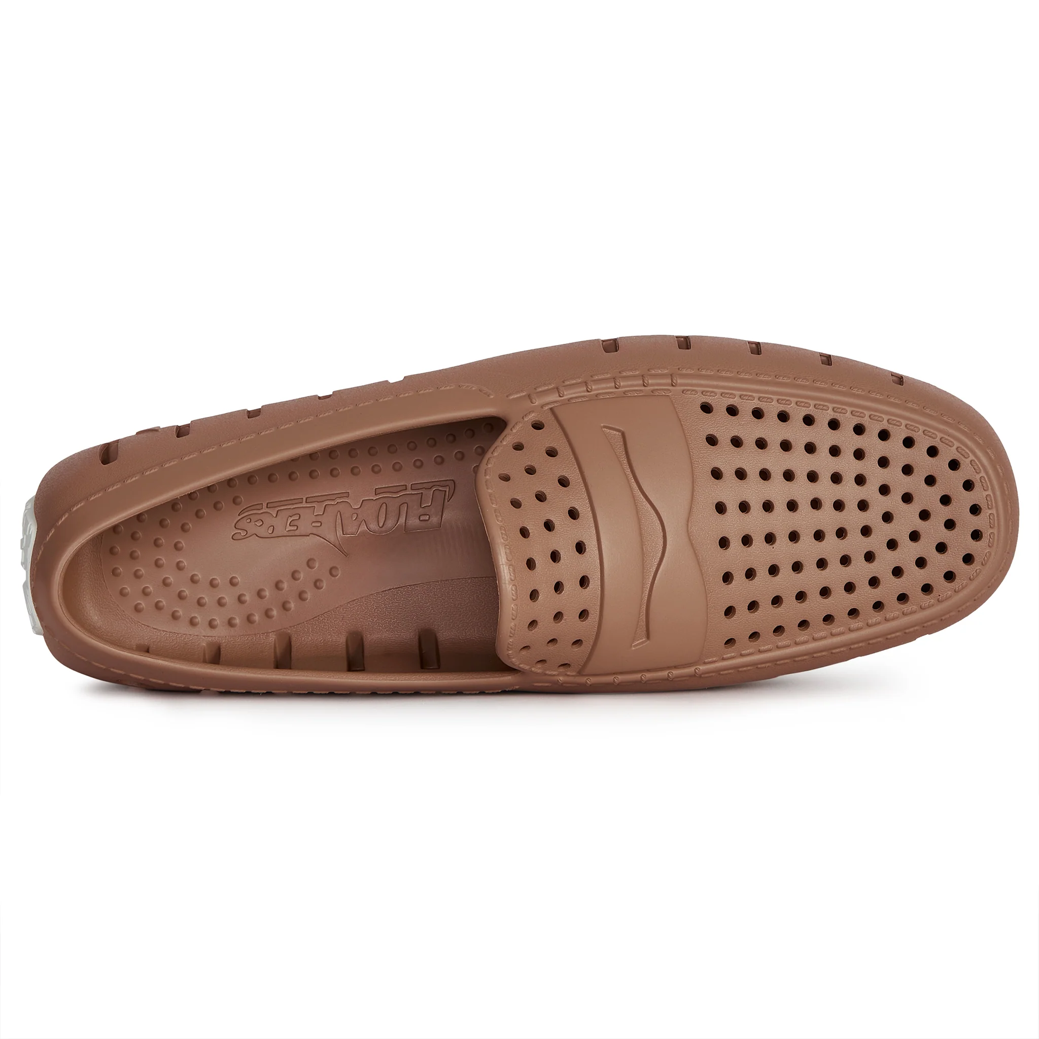 Men's Country Club Tan Bright White Loafers - Image 5