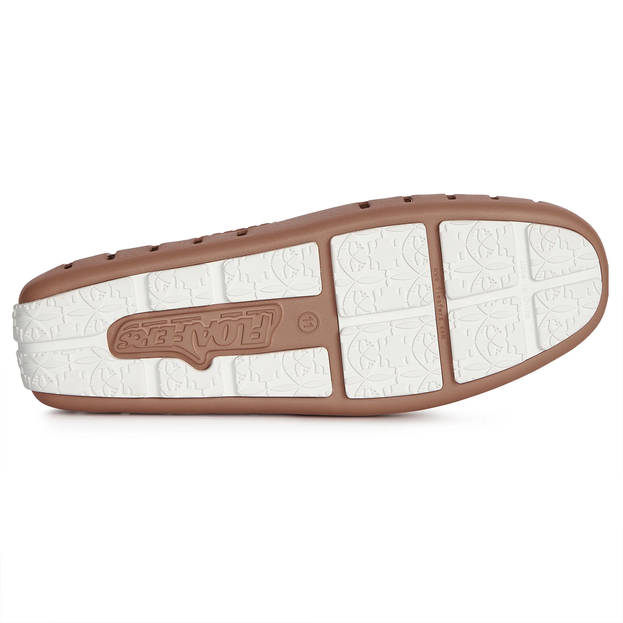 Men's Country Club Tan Bright White Loafers - Image 6