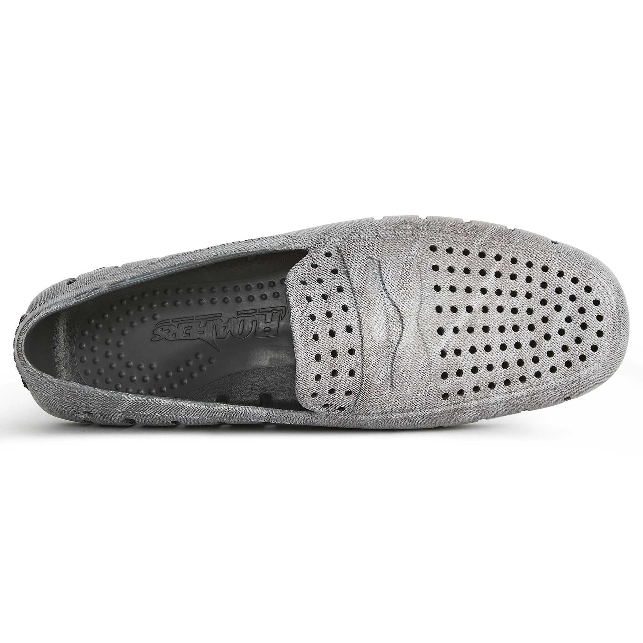 Men's Country Club Black Denim Print Loafers - Image 6