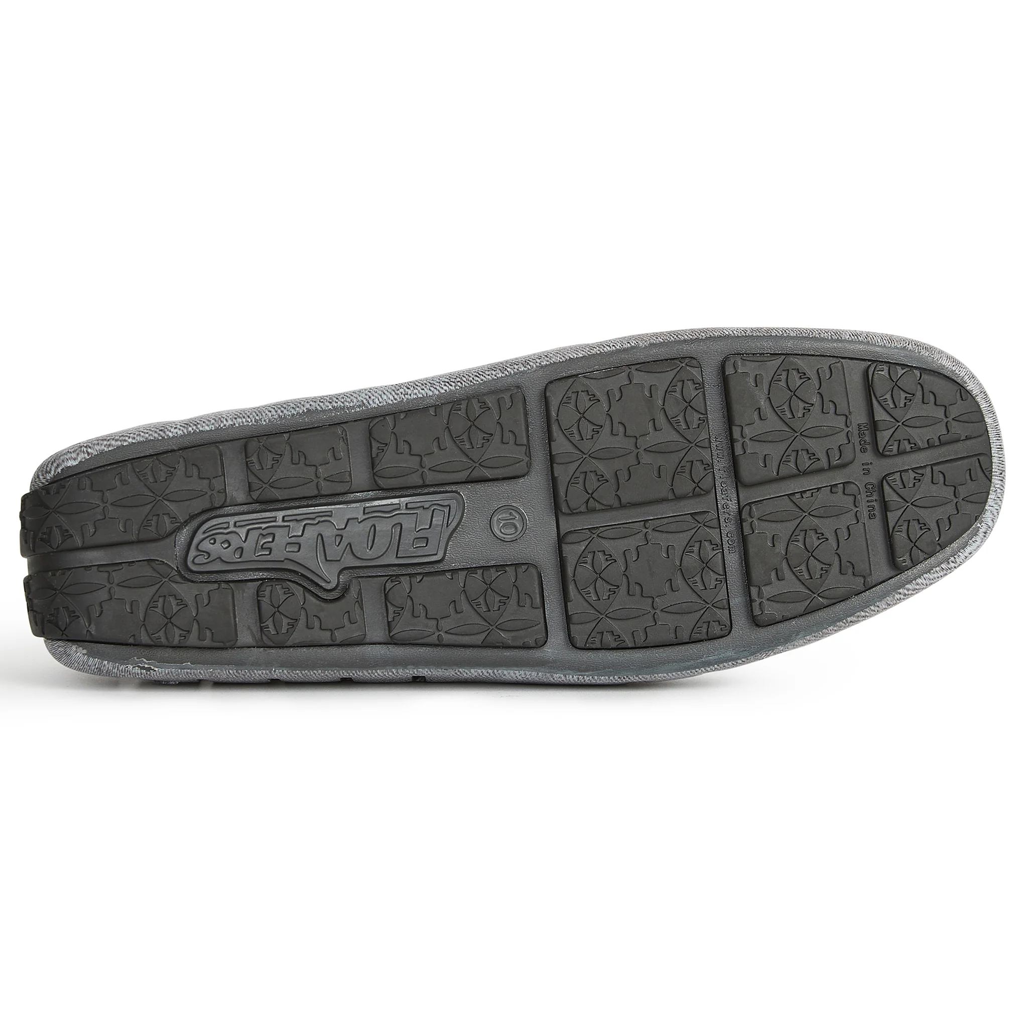 Men's Country Club Black Denim Print Loafers - Image 7