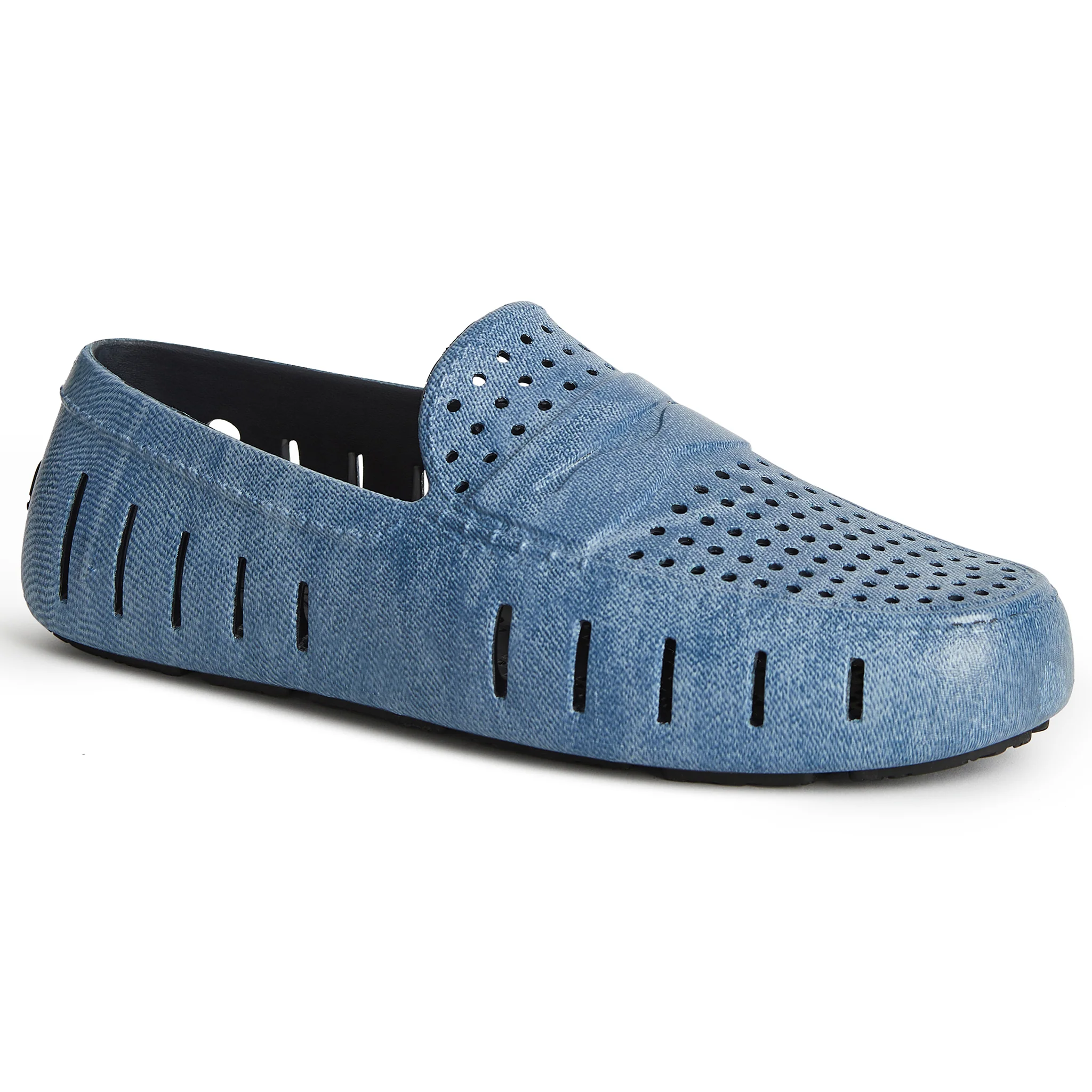 Men's Country Club Blue Denim Print Loafers - Image 5