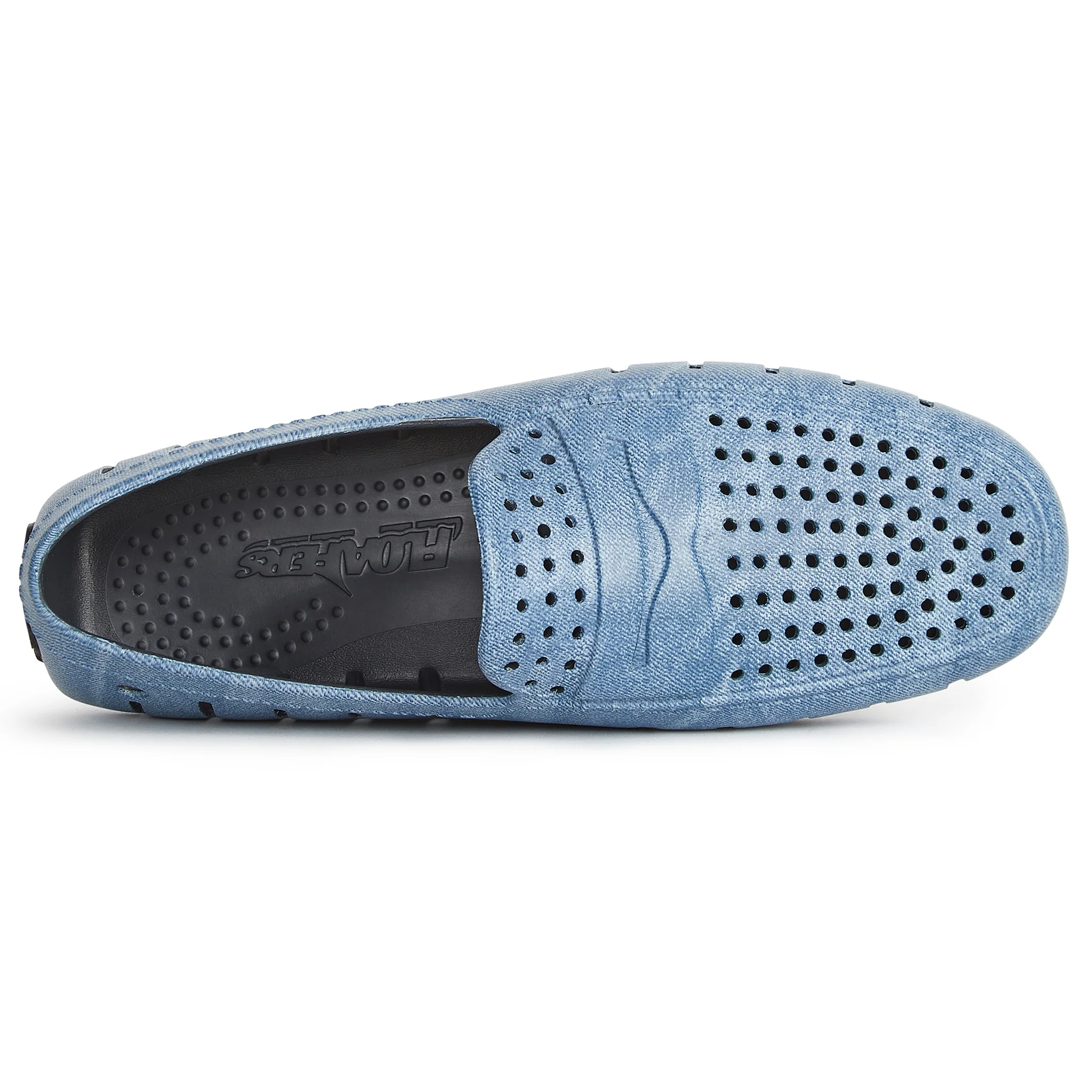 Men's Country Club Blue Denim Print Loafers - Image 7