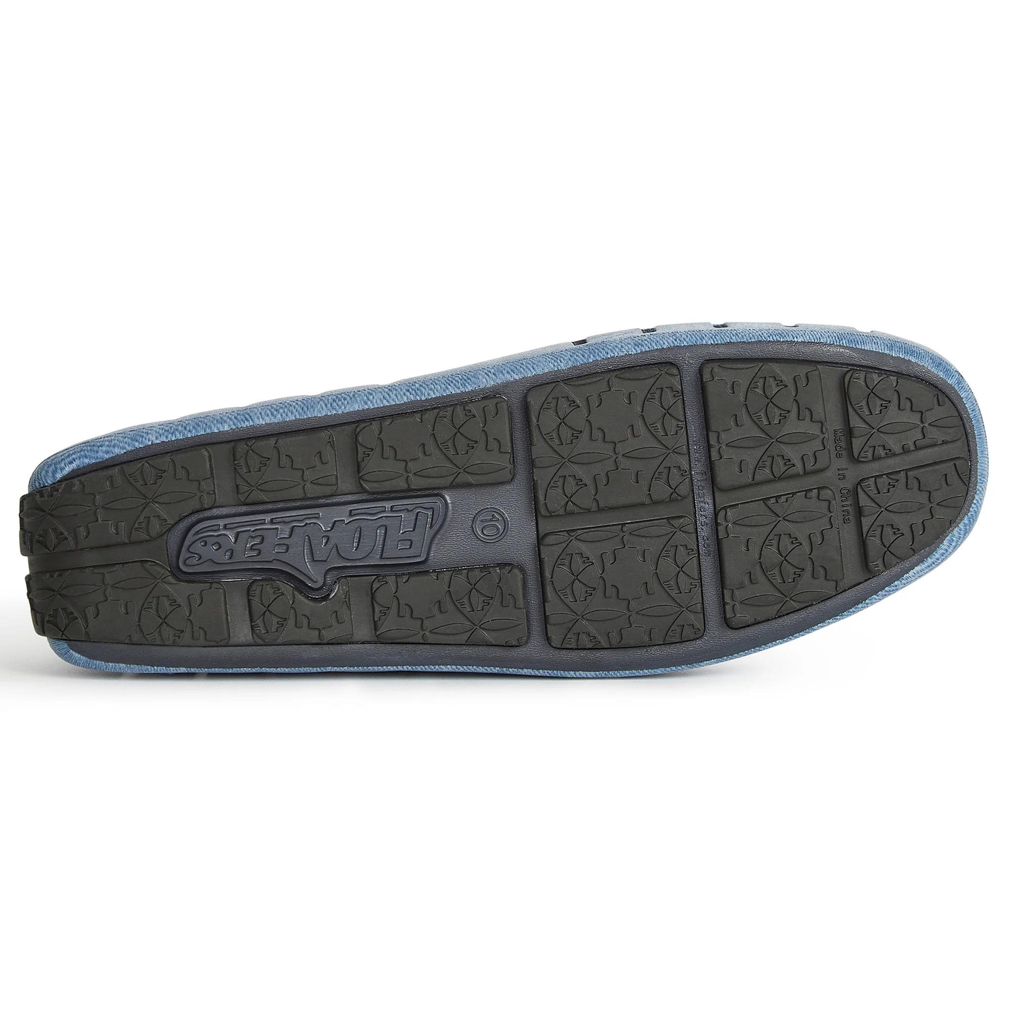 Men's Country Club Blue Denim Print Loafers - Image 8
