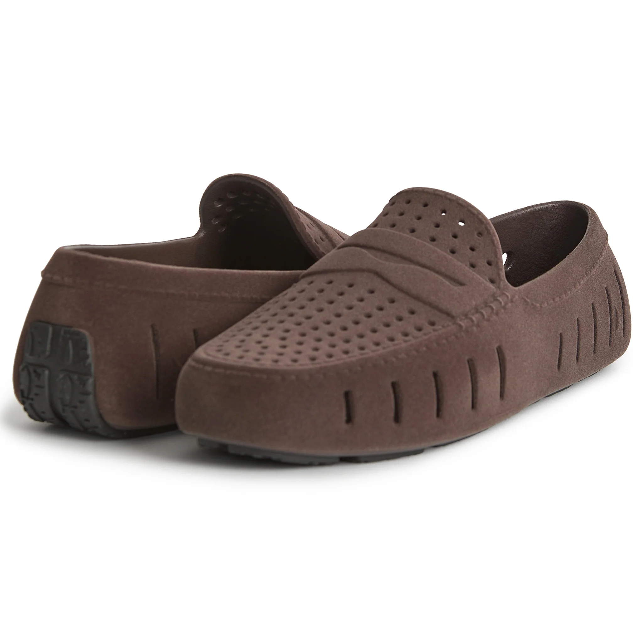 Men's Country Club Brown Suede Loafers - Image 4