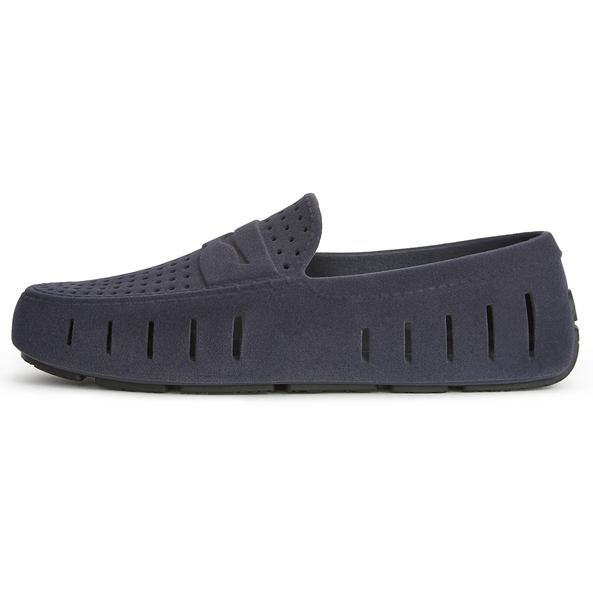 Men's Country Club Navy Suede Loafers - Image 5