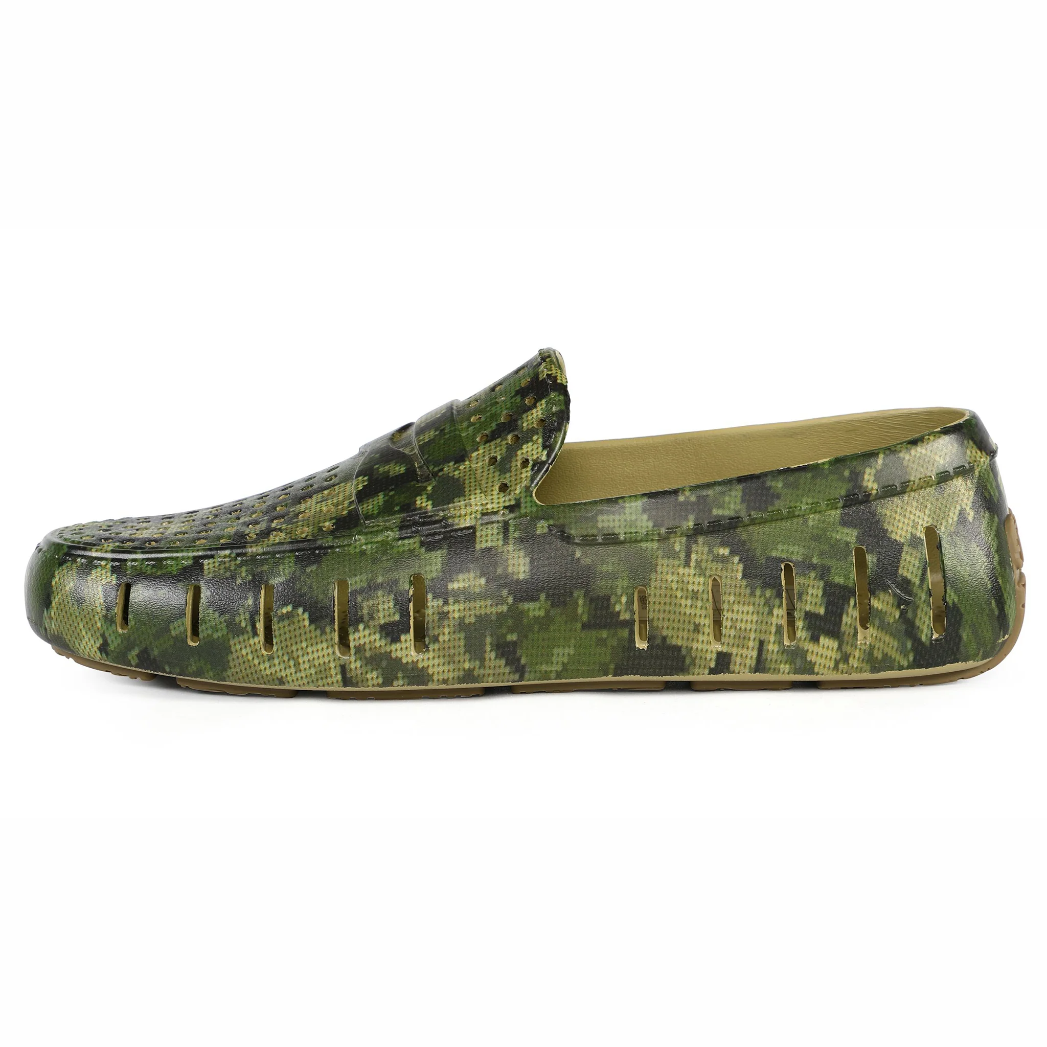 Men's Country Club Camo Olive Loafers - Image 6