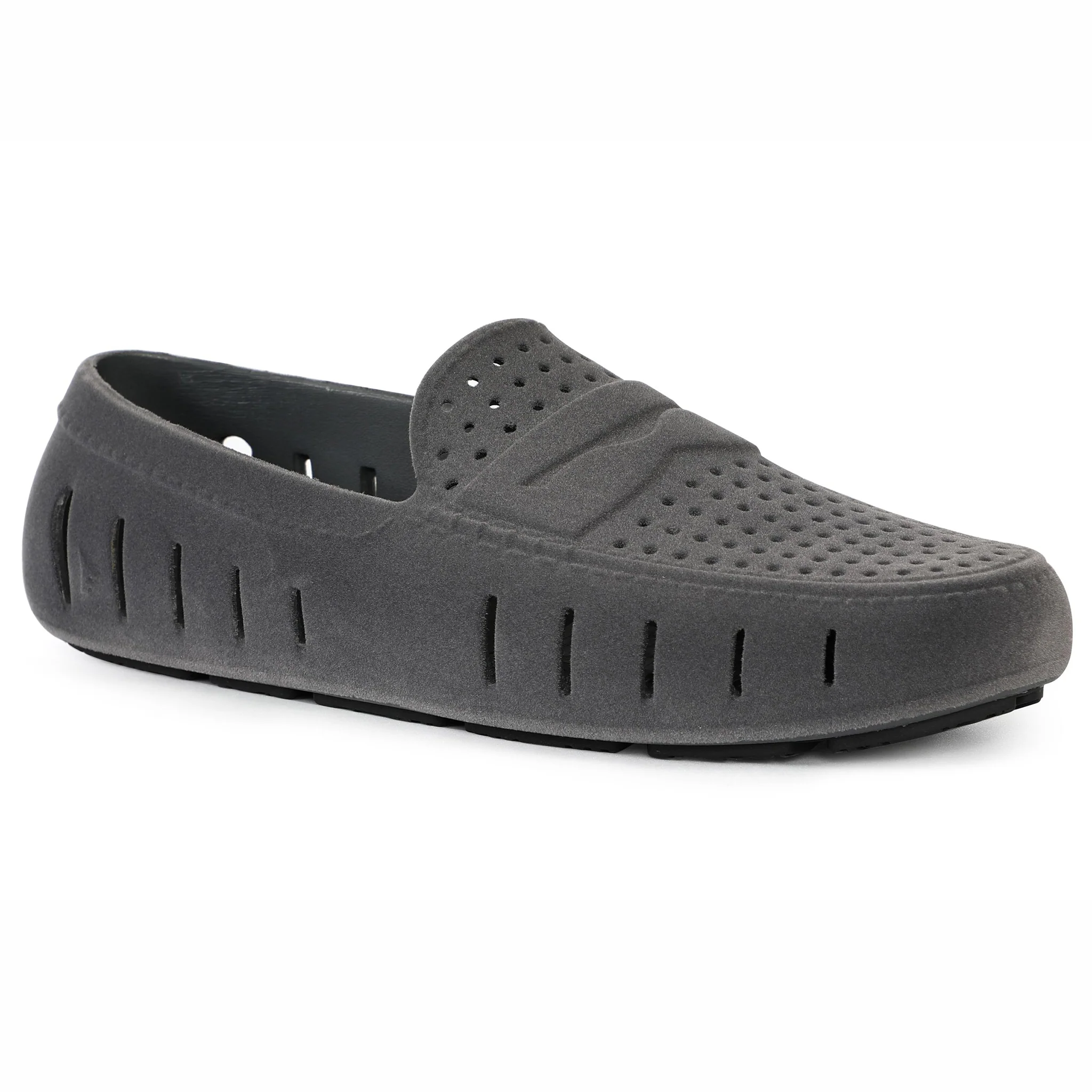 Men's Country Club Slate Grey Black Suede Loafers - Image 5