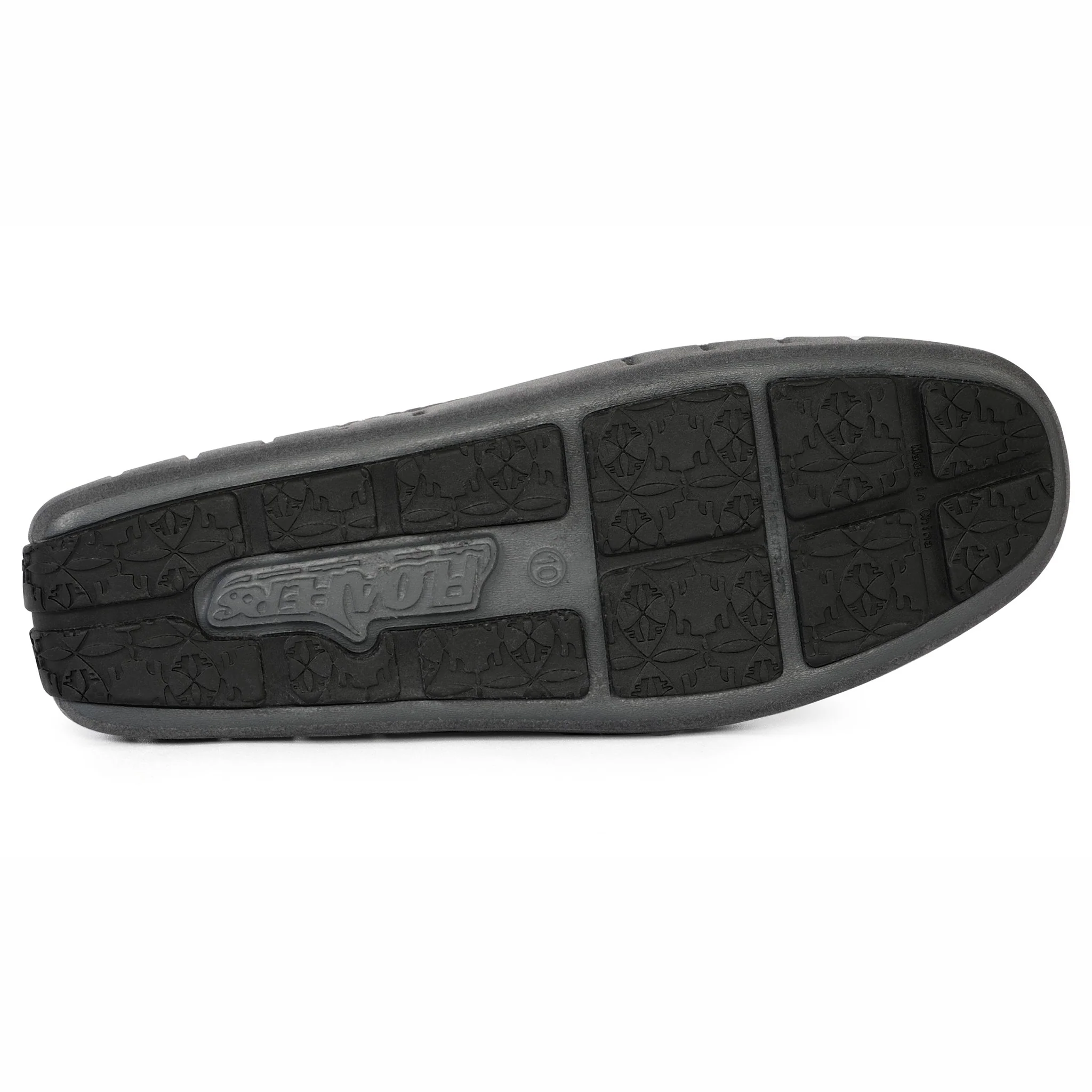 Men's Country Club Slate Grey Black Suede Loafers - Image 8