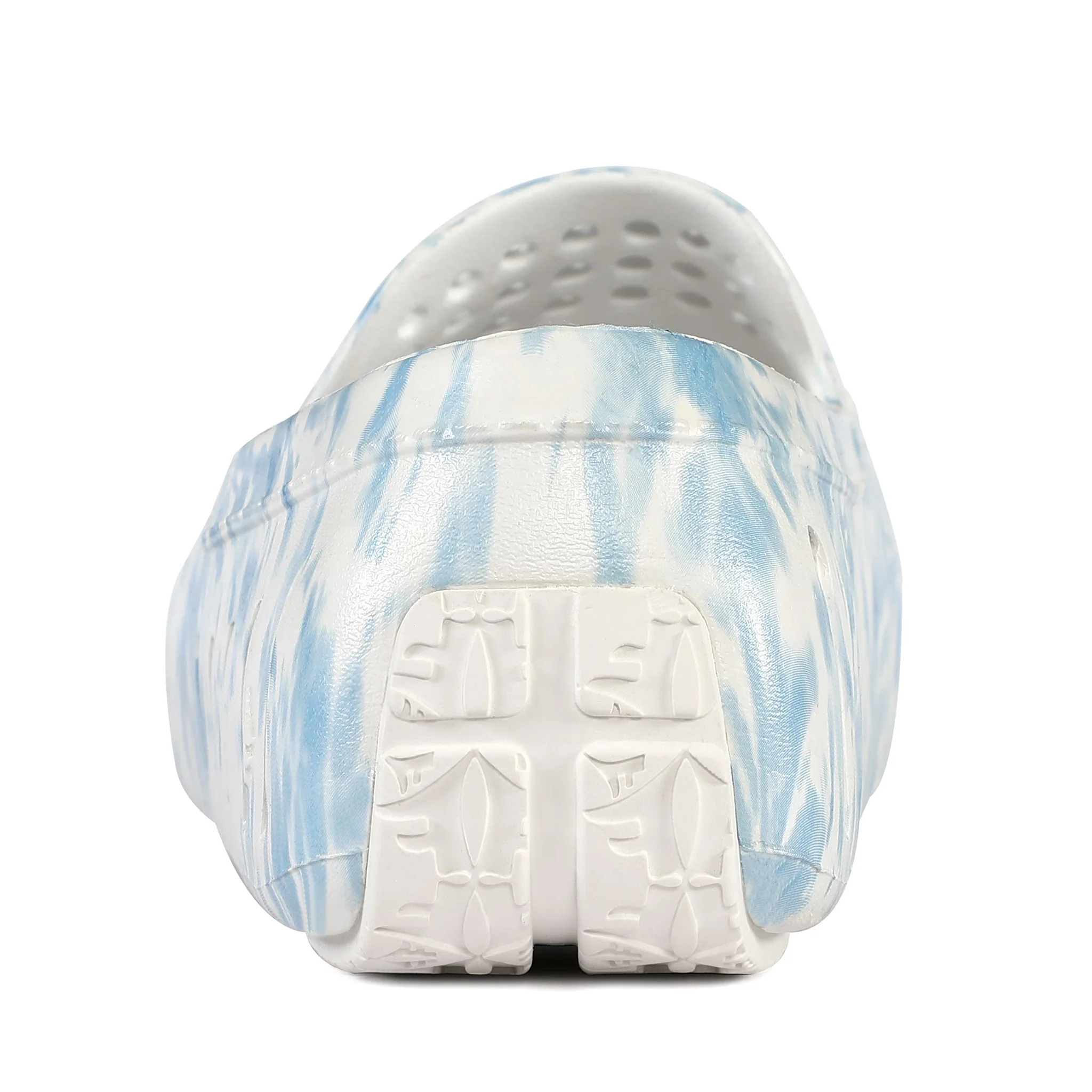 Men's Country Club Blue Tie Dye Bright White Loafers - Image 8