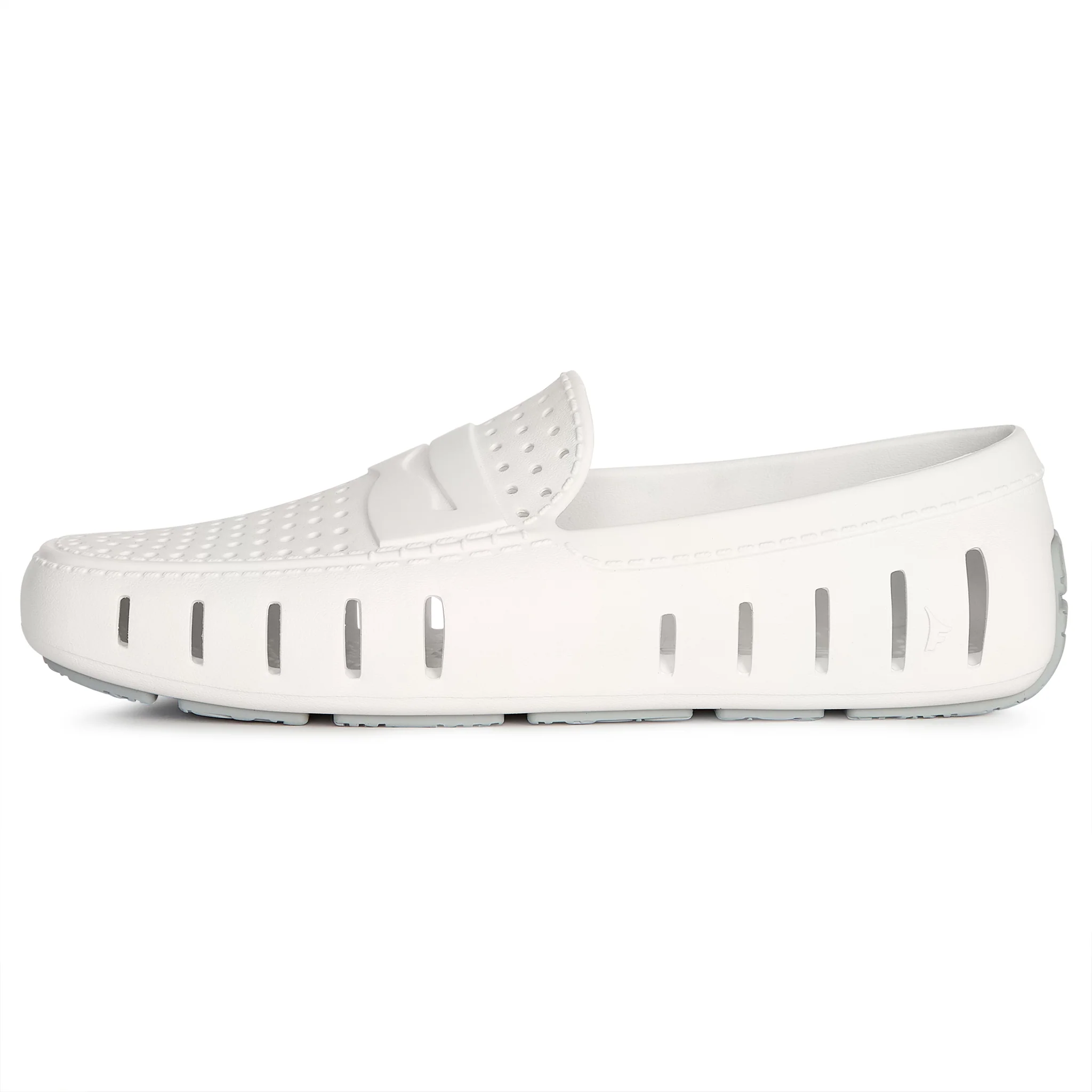 Men's Country Club Bright White Harbor Mist Gray Loafers - Image 5