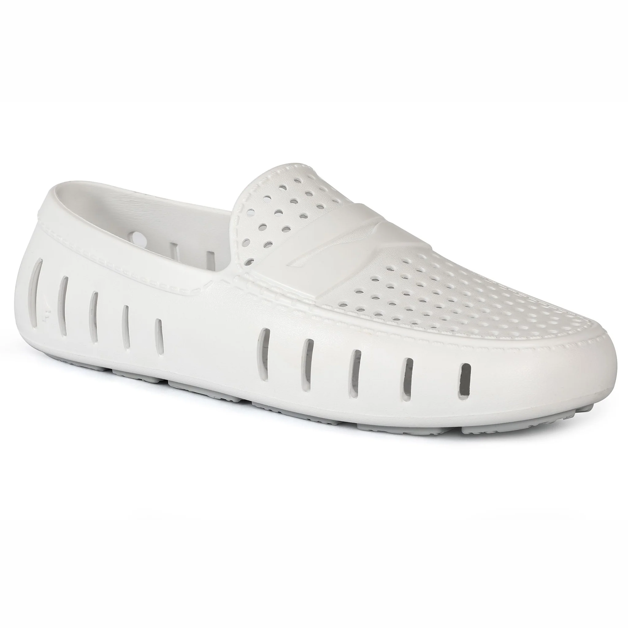Men's Country Club Bright White Harbor Mist Gray Loafers - Image 6