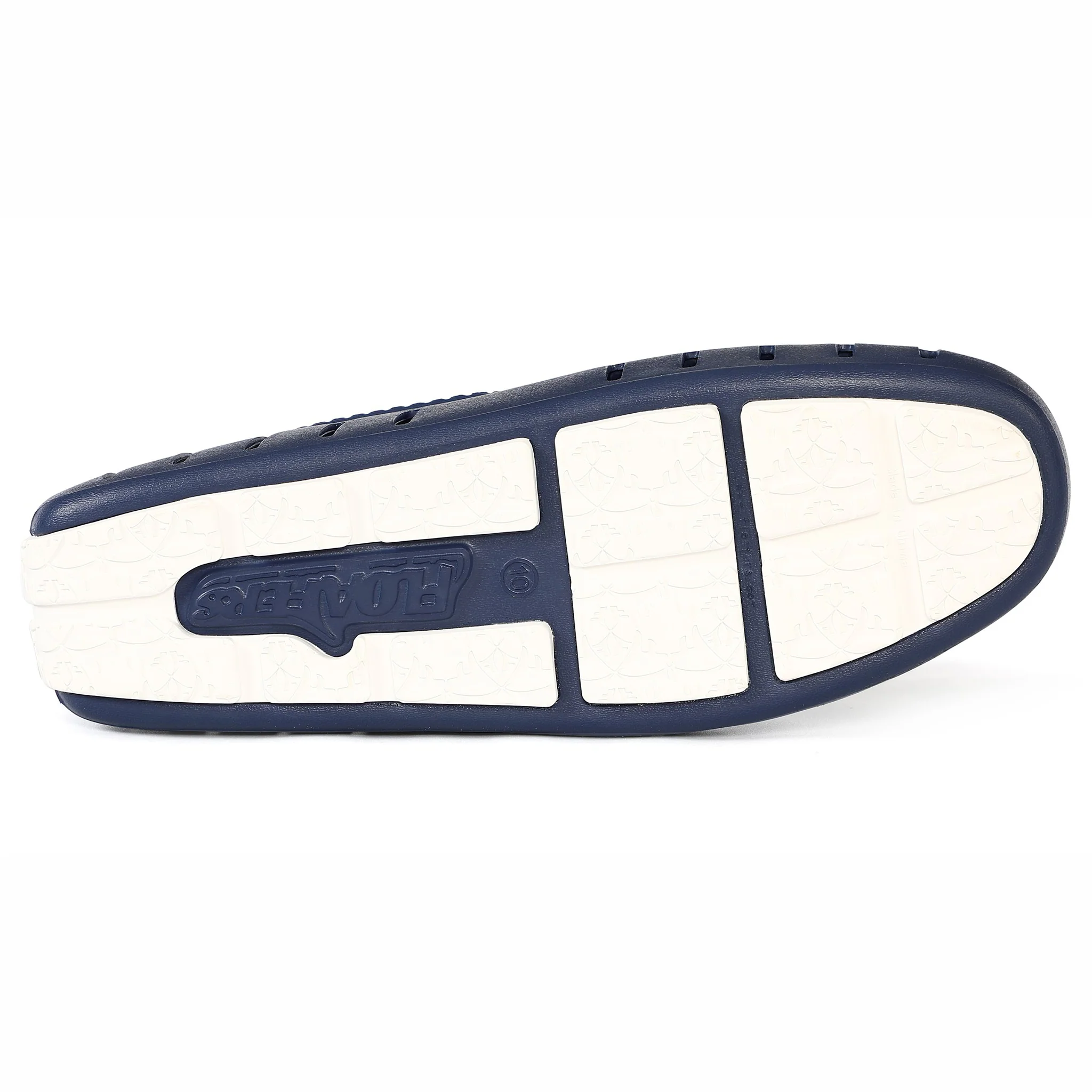 Men's Country Club Navy Peony Bright White Loafers - Image 6