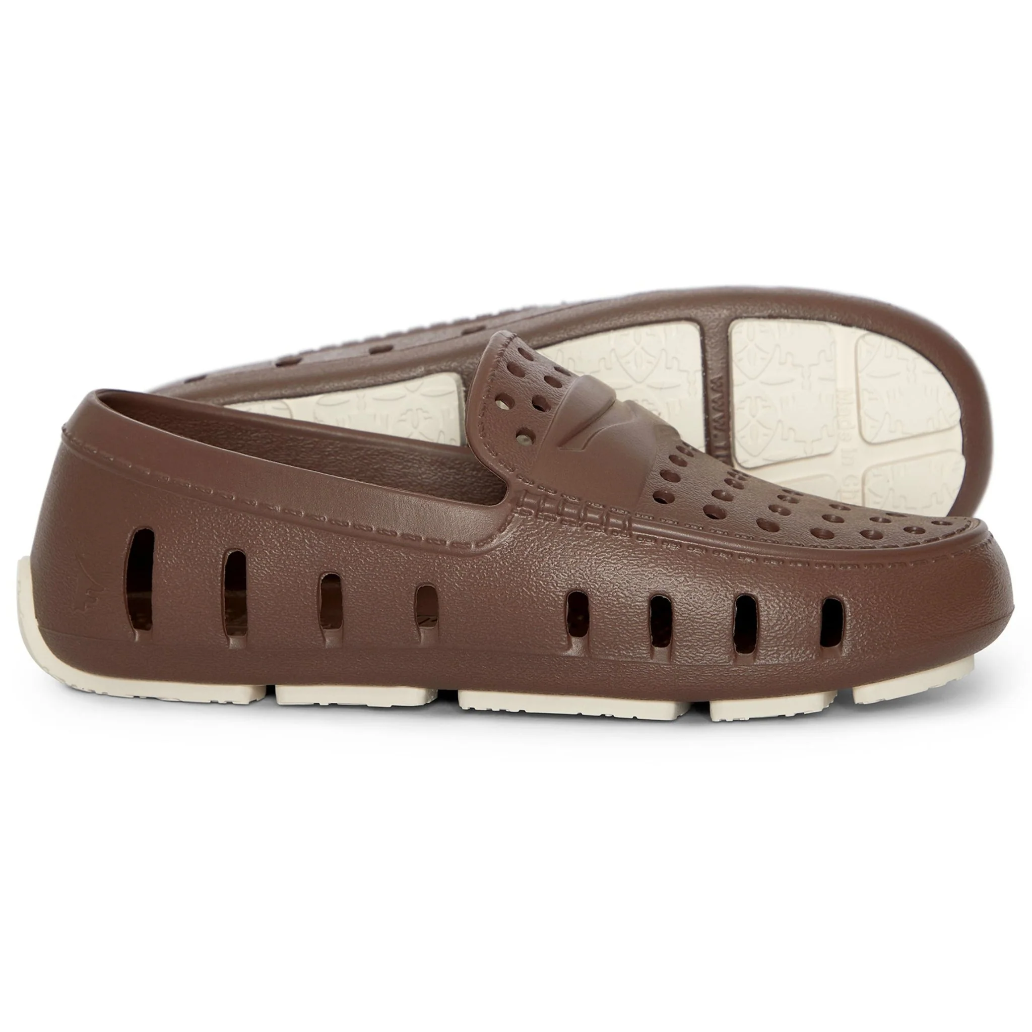 Kids Prodigy Driftwood Brown Coconut Loafers - Image 9