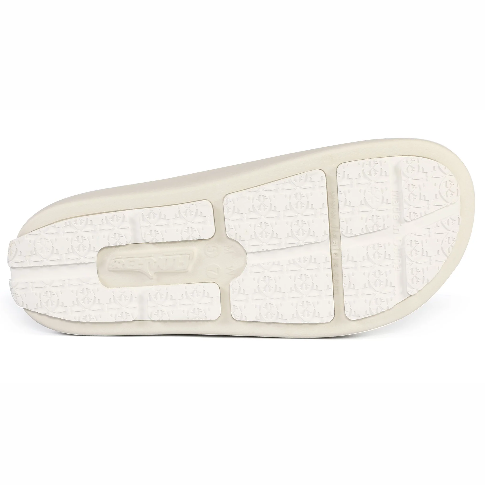 BONE/BRIGHT WHITE LANE-4 WOMENS SLIDE - Image 4