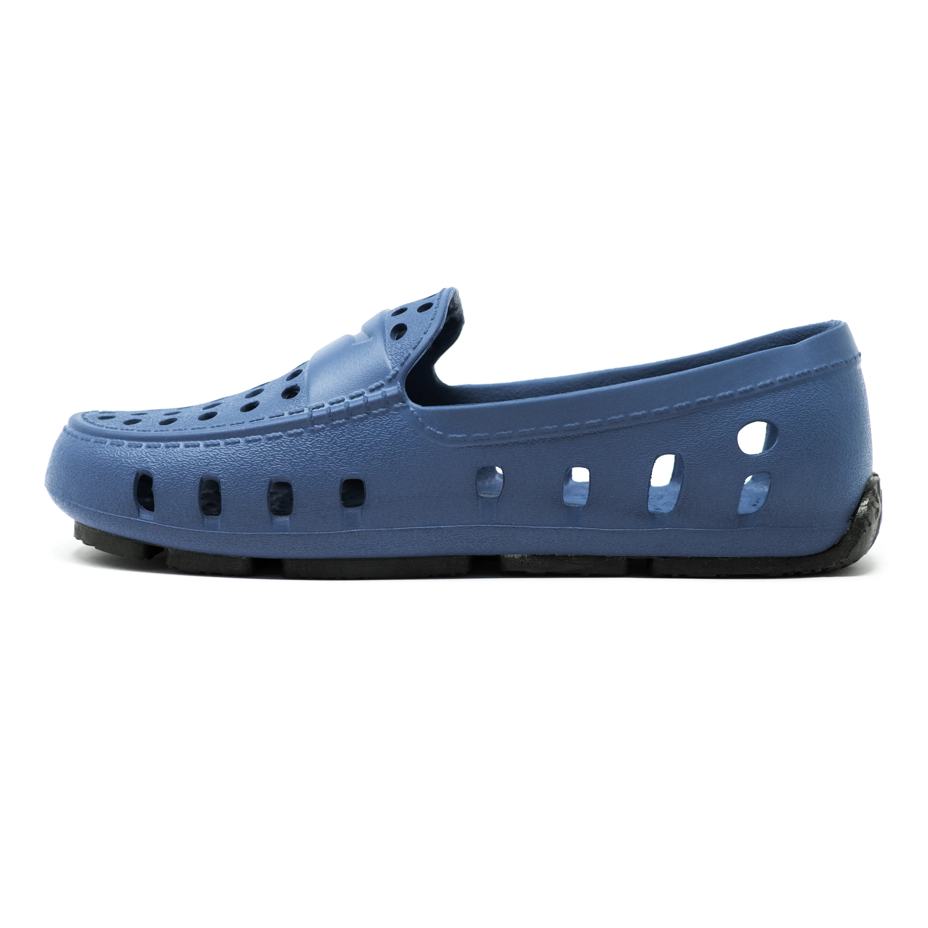 Kids Prodigy Navy Peony Black Loafers - Image 6