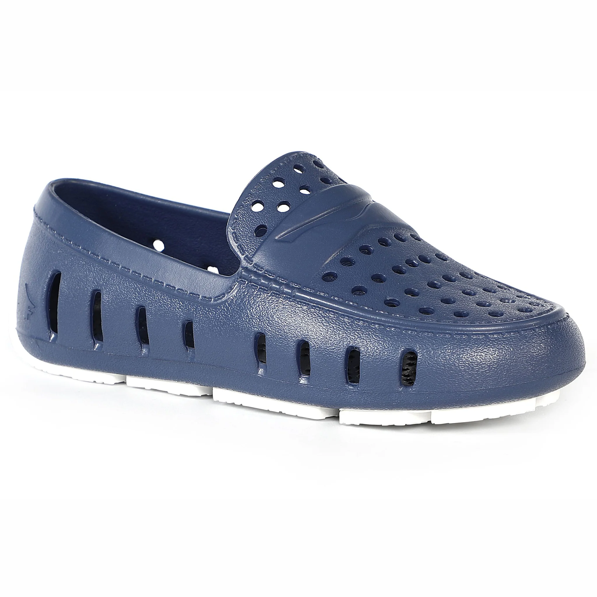 Kids Prodigy Navy Peony Bright White Loafers - Image 5