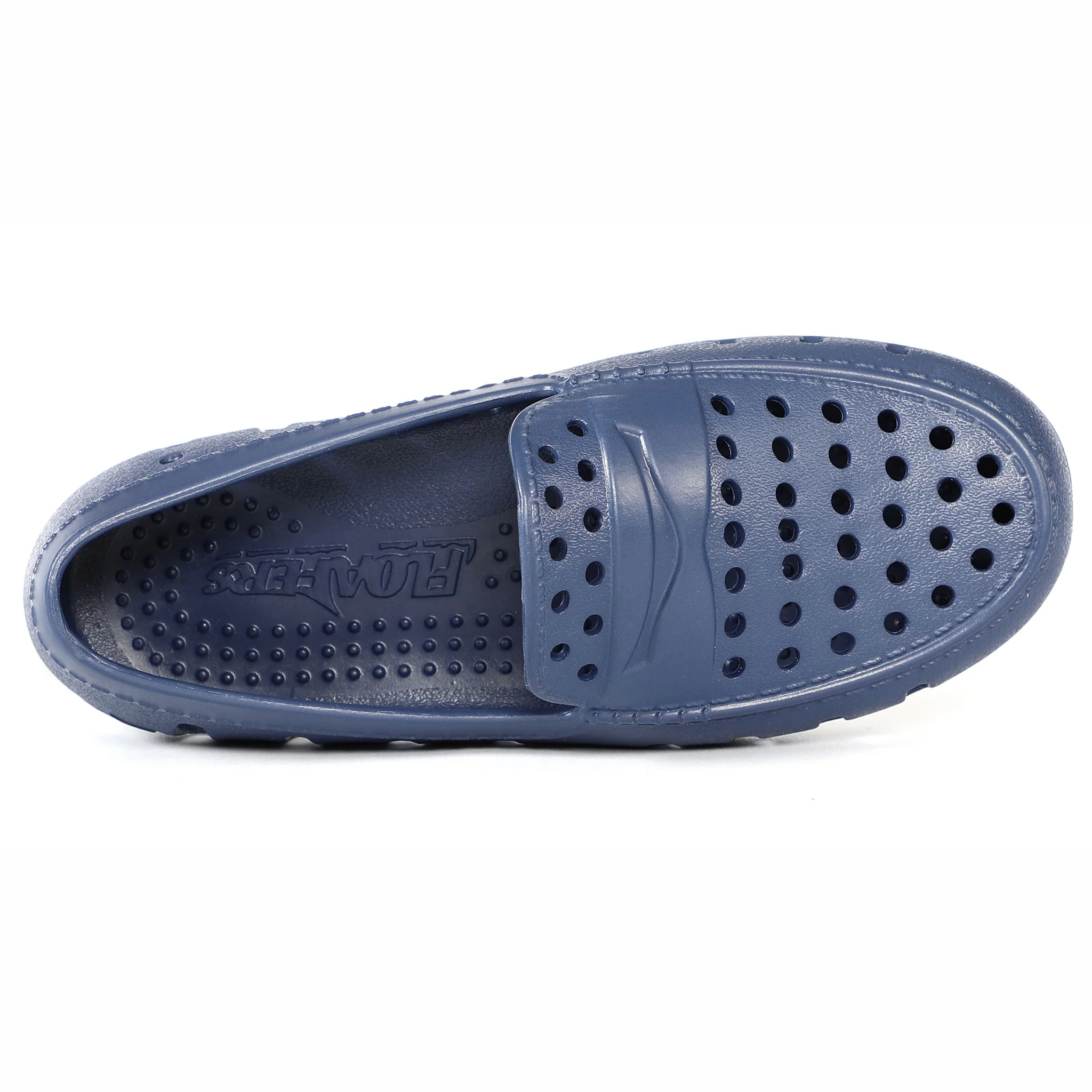 Kids Prodigy Navy Peony Bright White Loafers - Image 7