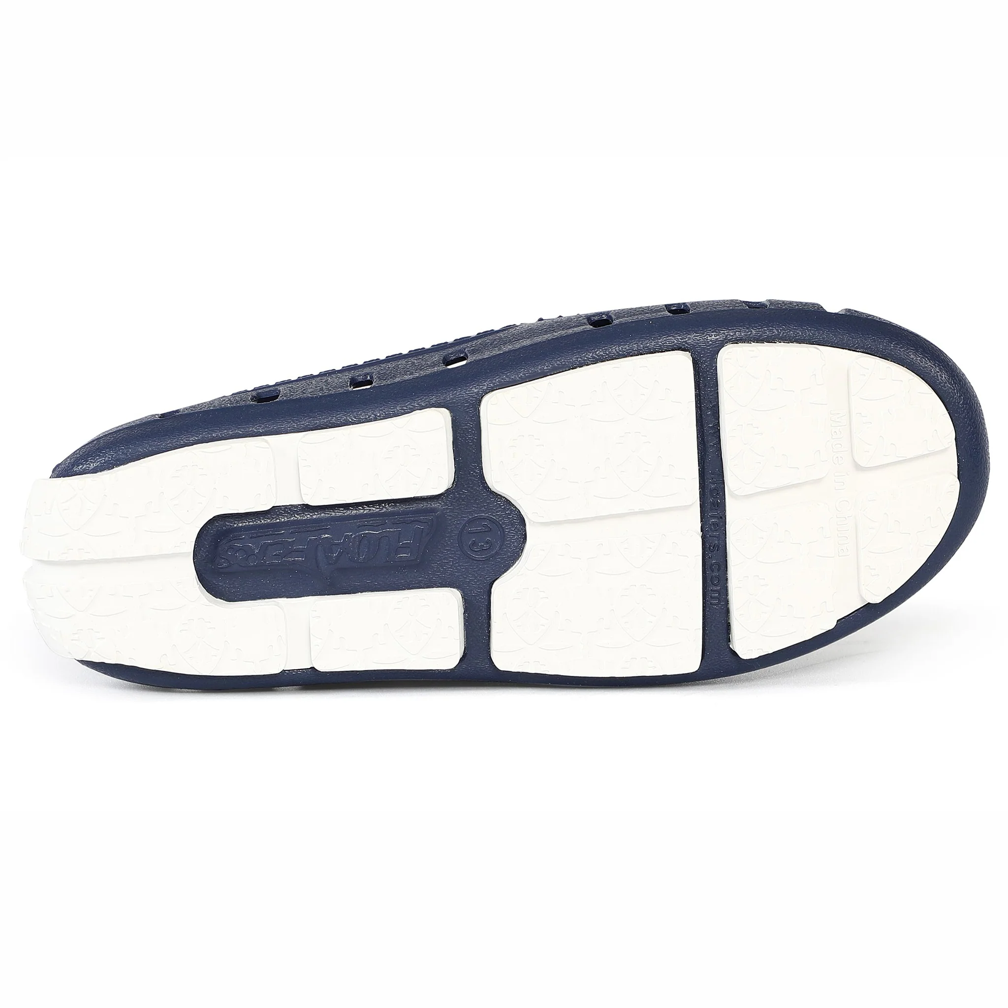 Kids Prodigy Navy Peony Bright White Loafers - Image 8
