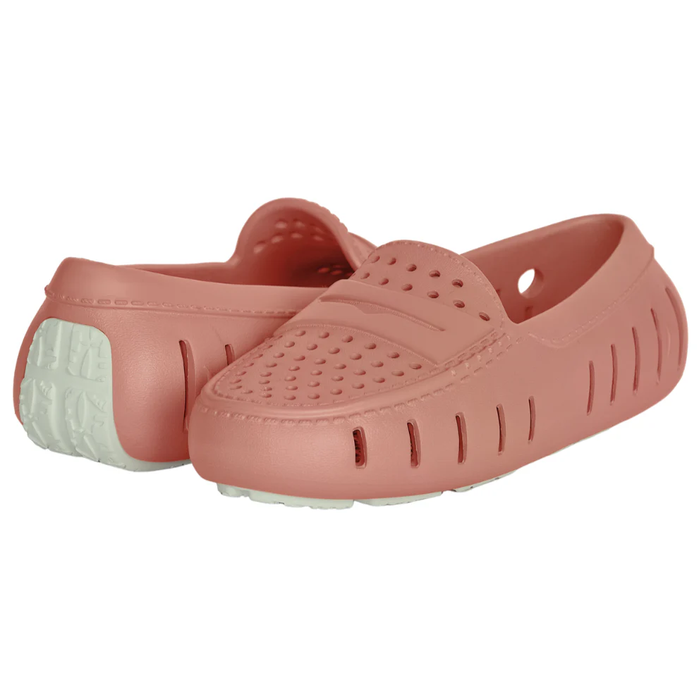 Women's Posh Rose Peony Bright White Loafers - Image 3