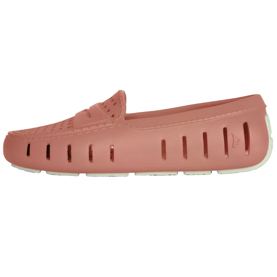 Women's Posh Rose Peony Bright White Loafers - Image 4