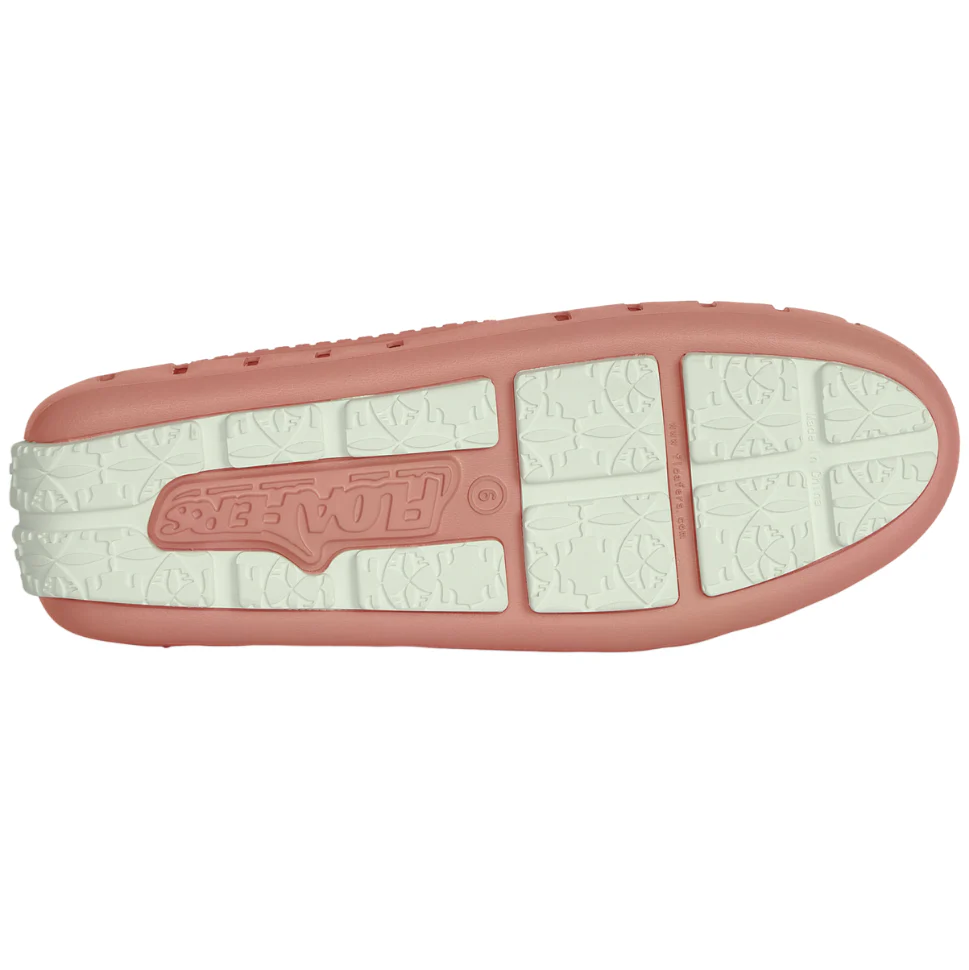 Women's Posh Rose Peony Bright White Loafers - Image 5