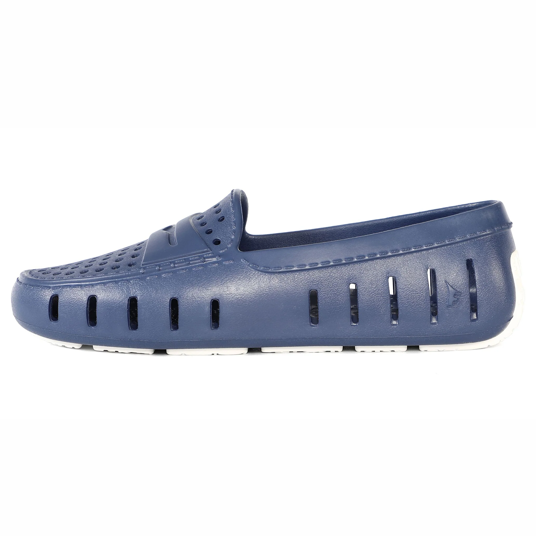 Women's Posh Navy Peony Bright White Loafers - Image 6