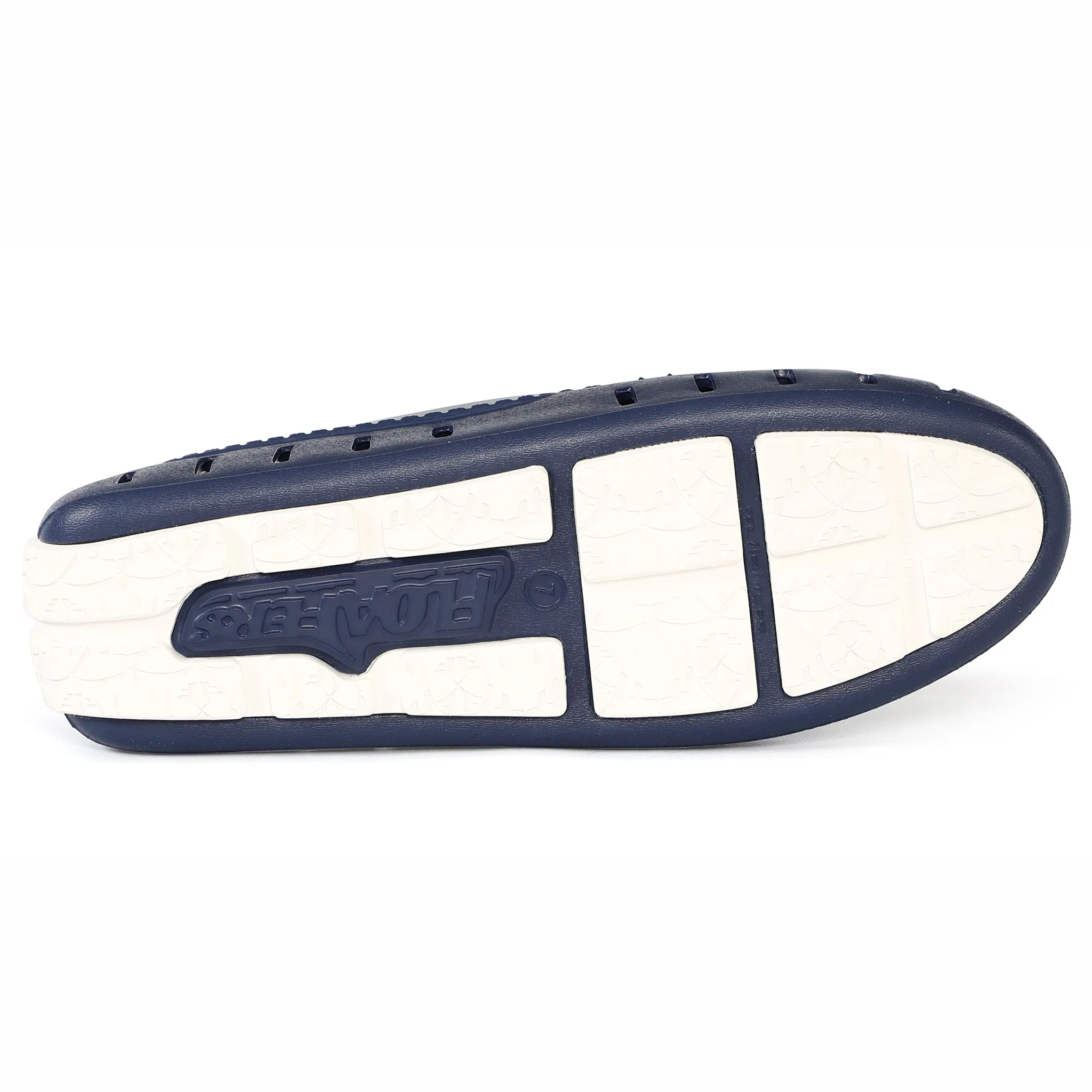Women's Posh Navy Peony Bright White Loafers - Image 7