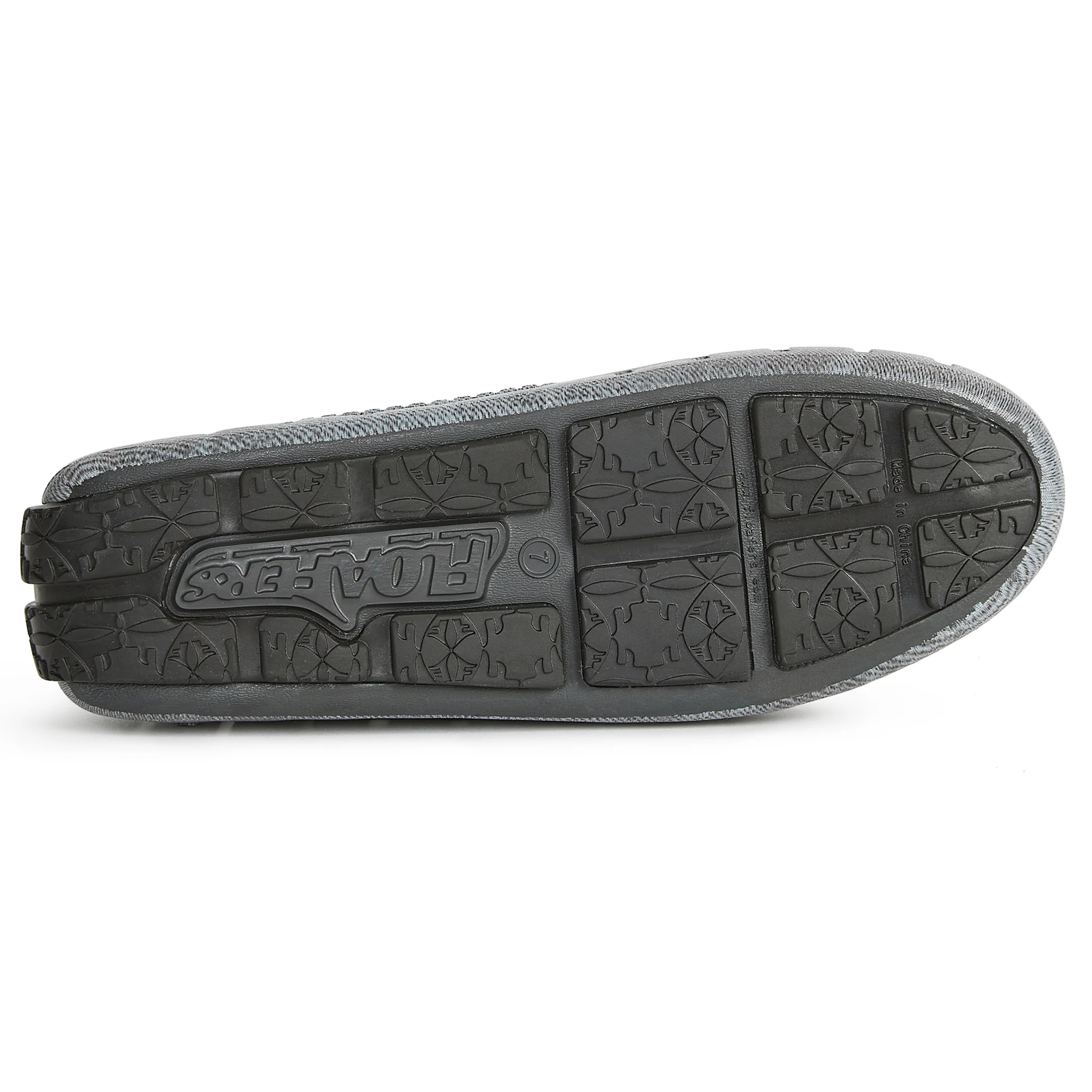 Women's Posh Black Denim Print Loafers - Image 8