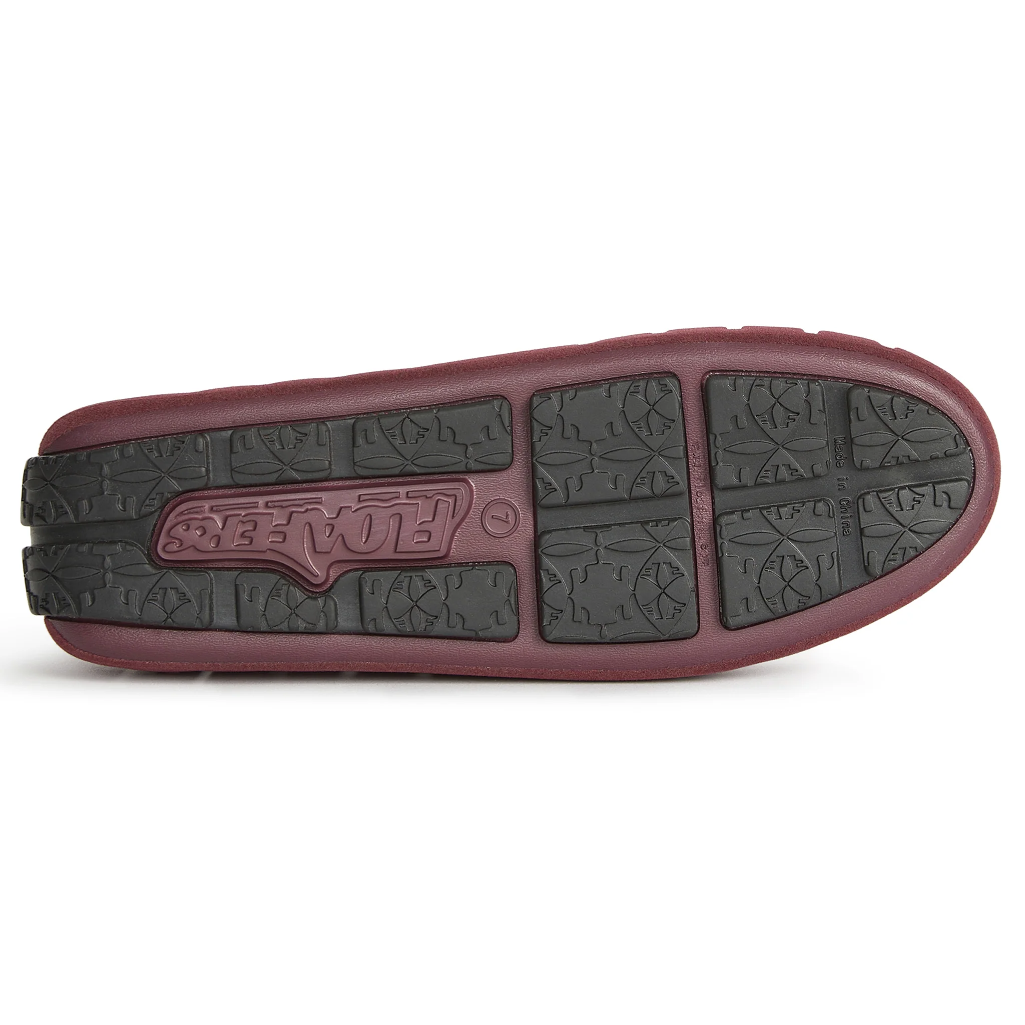 Women's Posh Burgundy Suede Loafers - Image 8