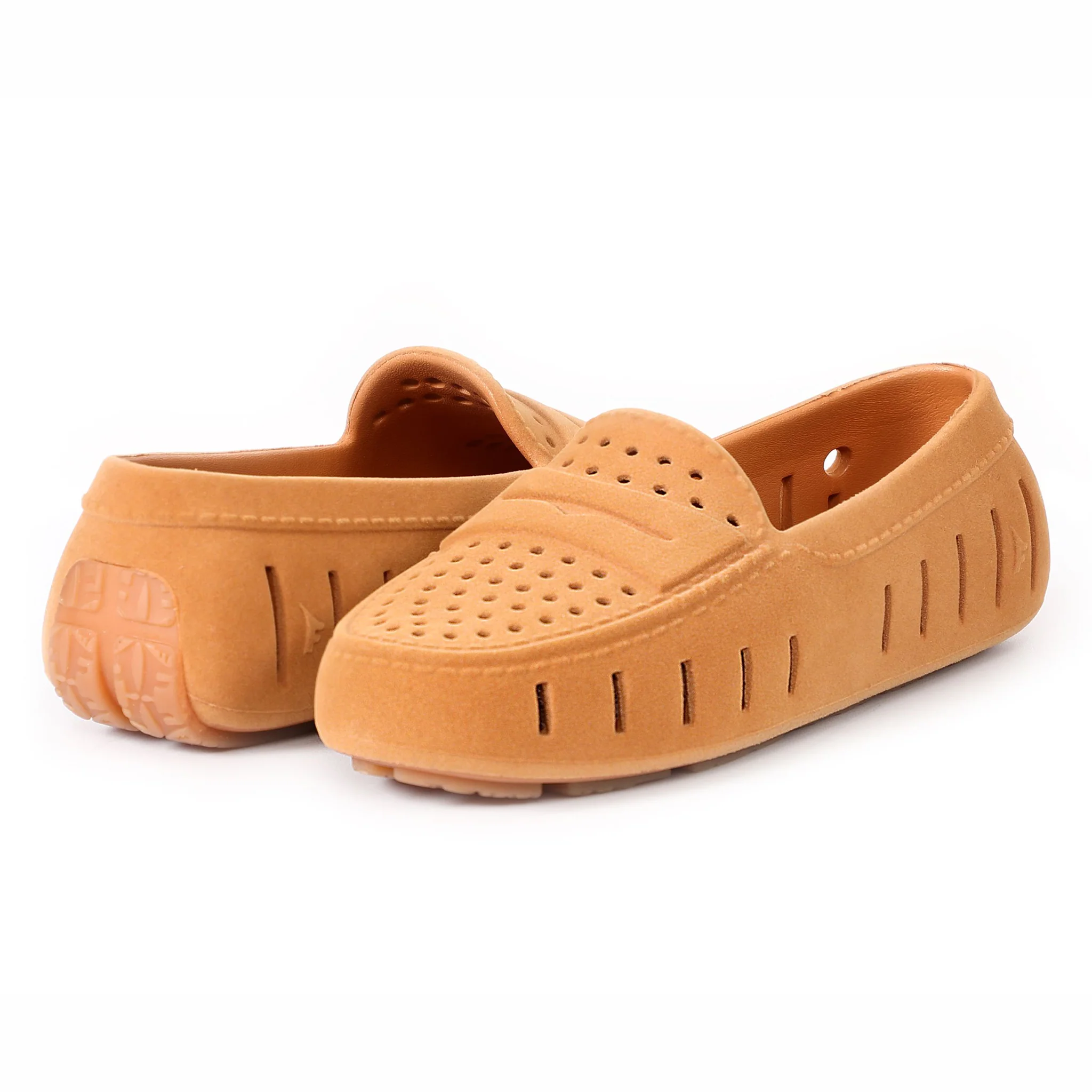 Women's Posh Cognac Suede Loafers - Image 3
