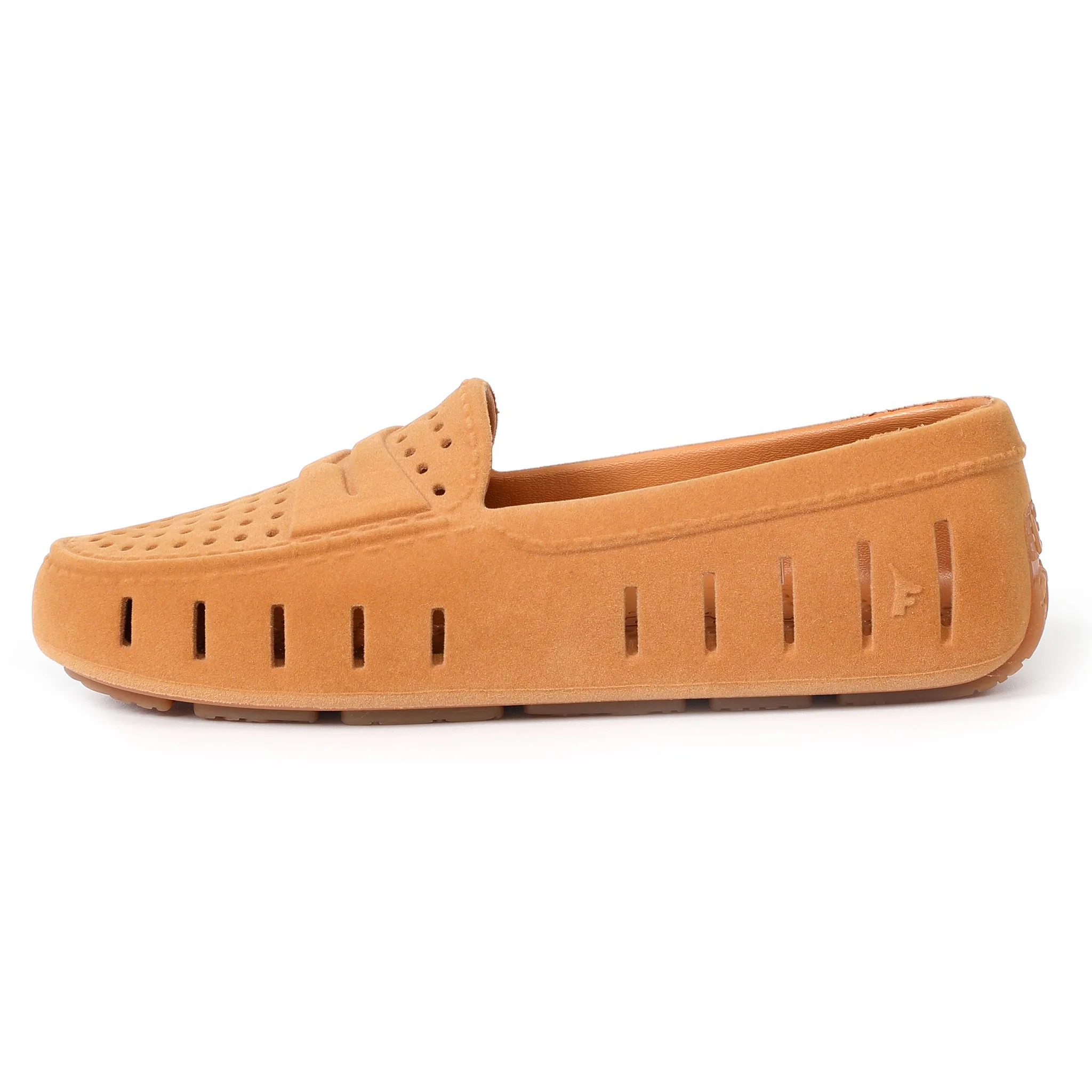 Women's Posh Cognac Suede Loafers - Image 5