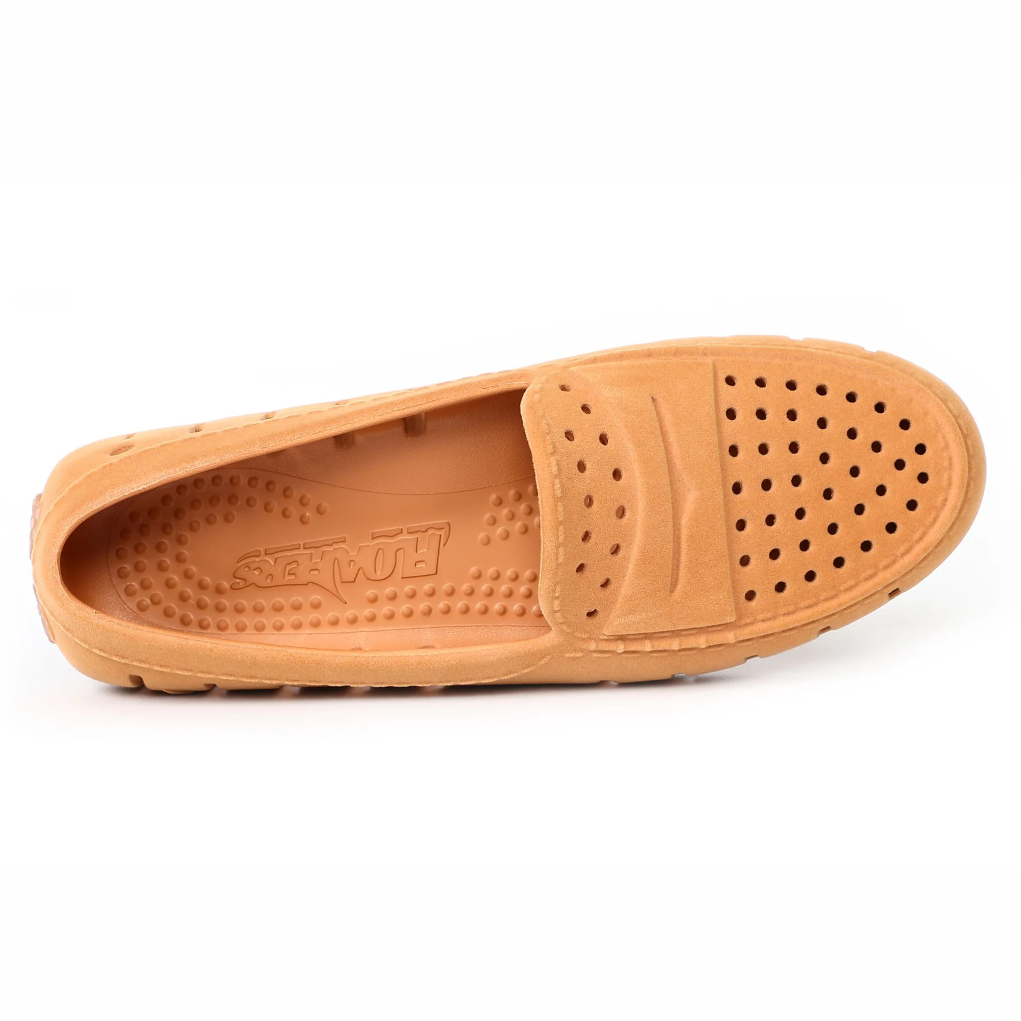 Women's Posh Cognac Suede Loafers - Image 6