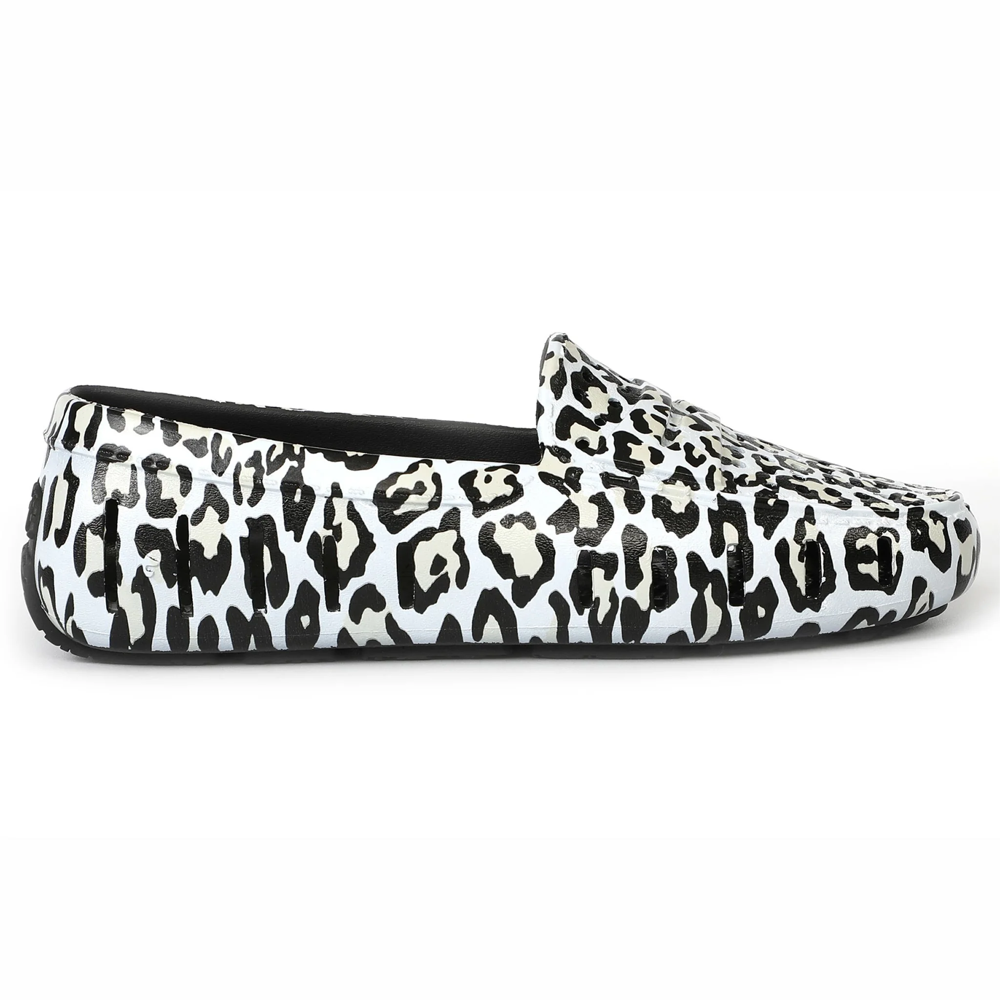 SNOW LEOPARD/BLACK POSH PRINT - FINAL SALE