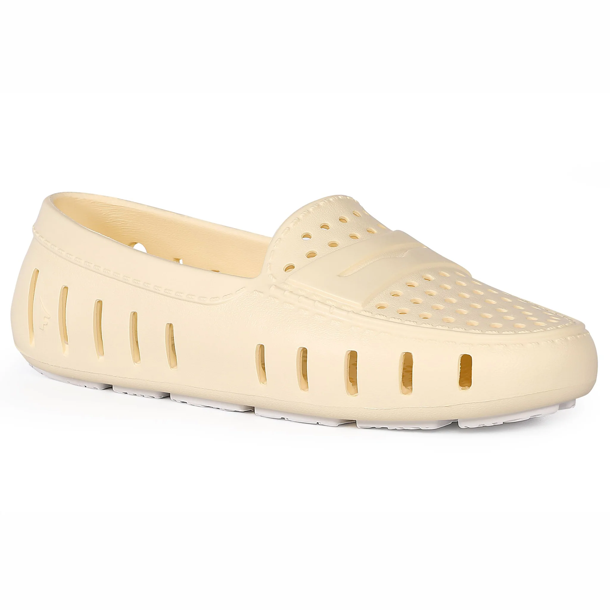 Women's Posh Lemon Ice Bright White Loafers - Image 4