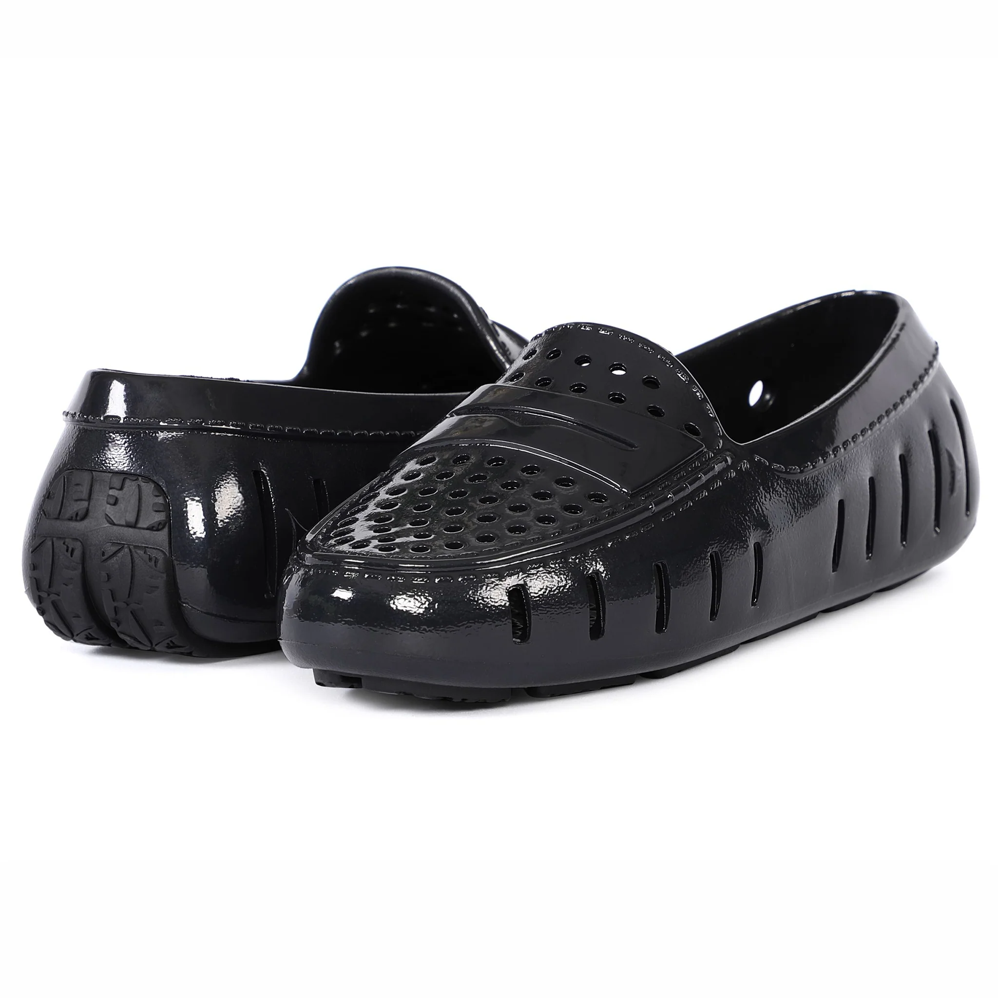 Women's Posh Black Patent Loafers - Image 4