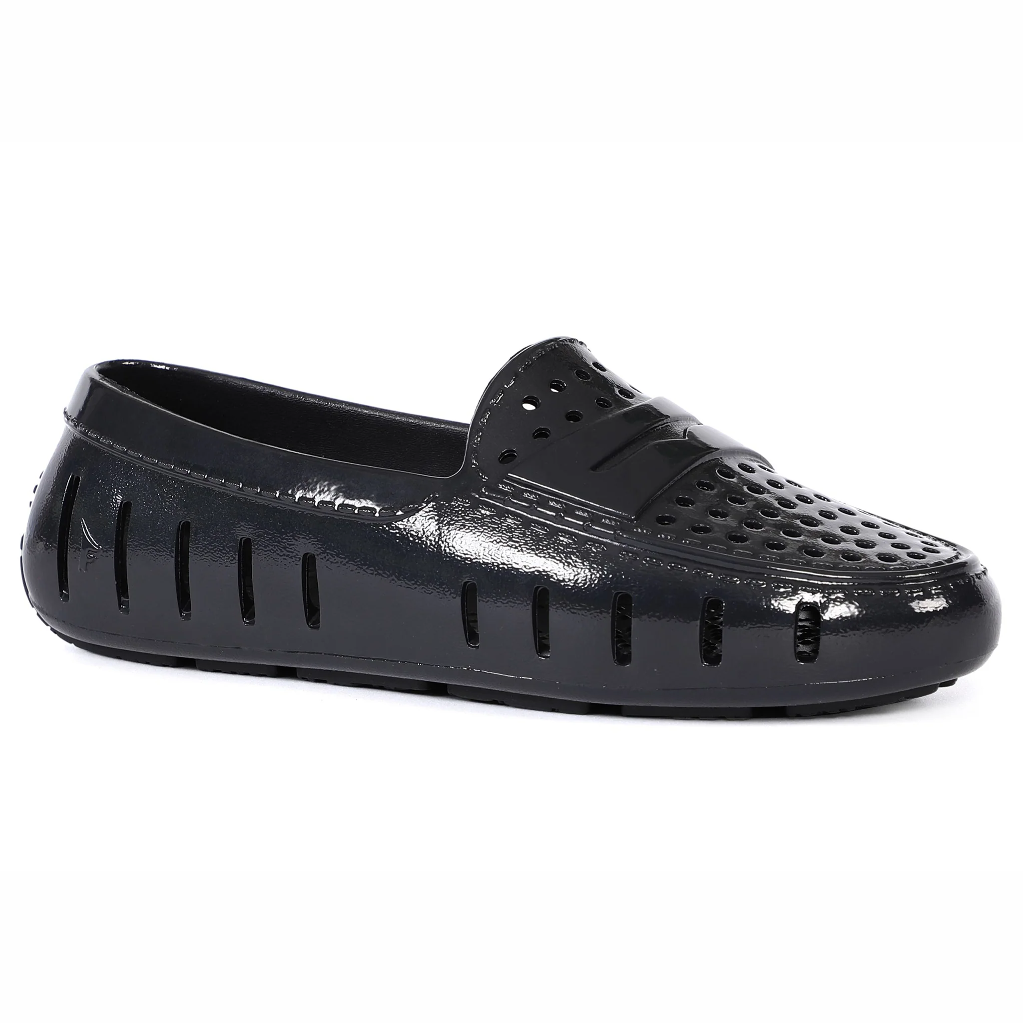 Women's Posh Black Patent Loafers - Image 5