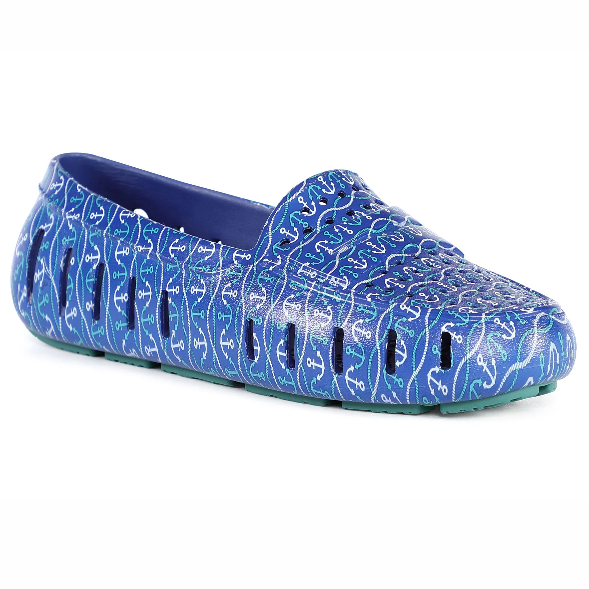 BLUE NAUTICAL ANCHOR/TEAL POSH PRINT - FINAL SALE - Image 3