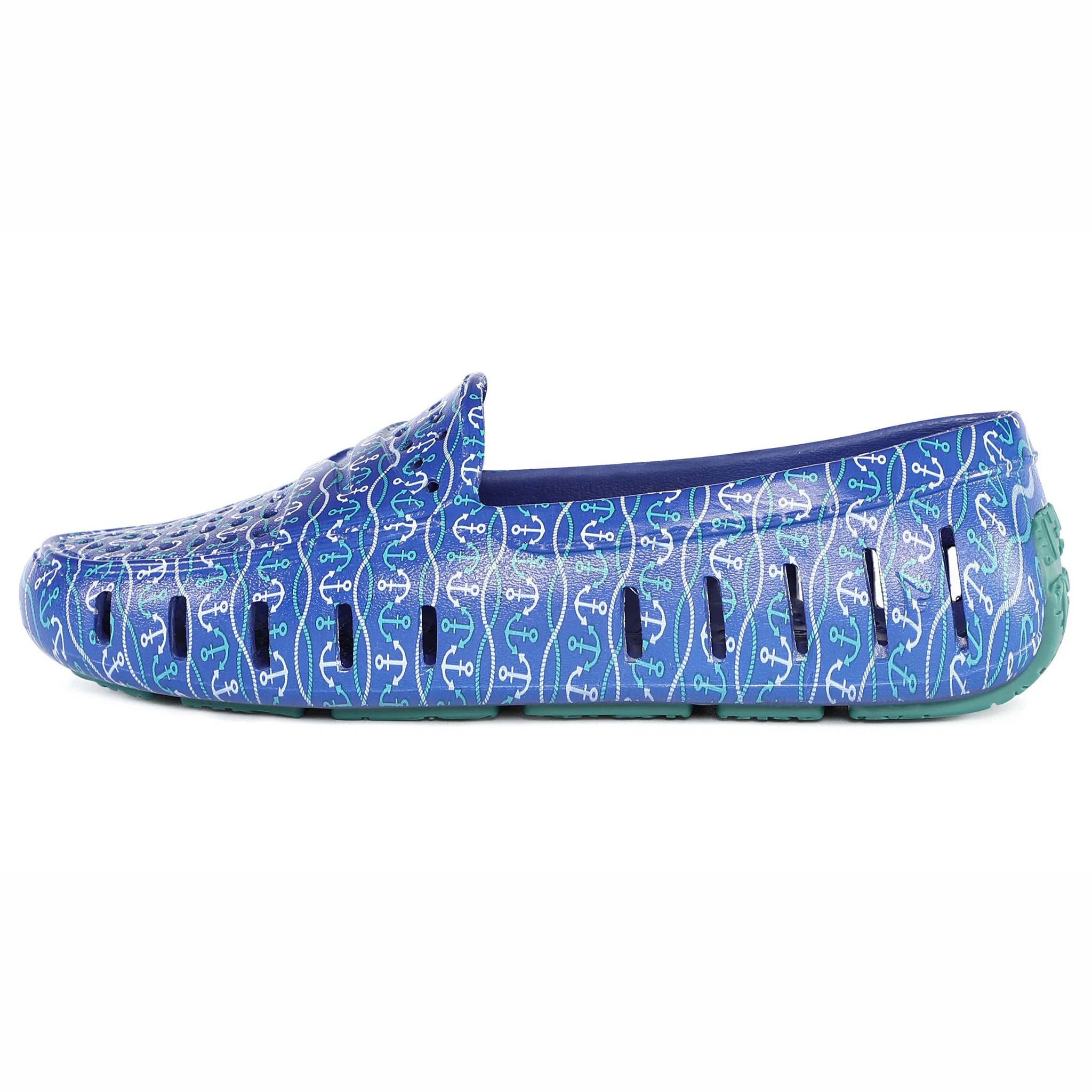 BLUE NAUTICAL ANCHOR/TEAL POSH PRINT - FINAL SALE - Image 4