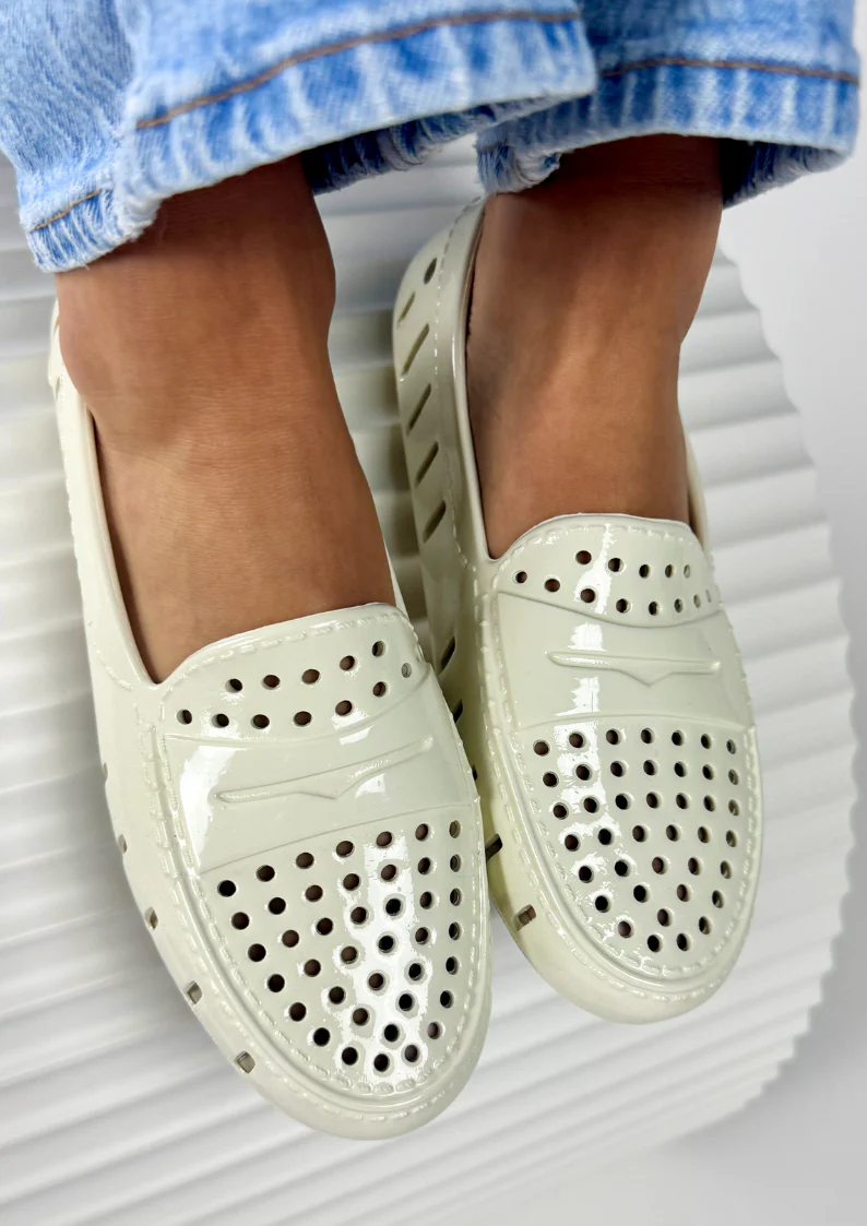 Women's Posh Bone Gum Patent Loafers - Image 3