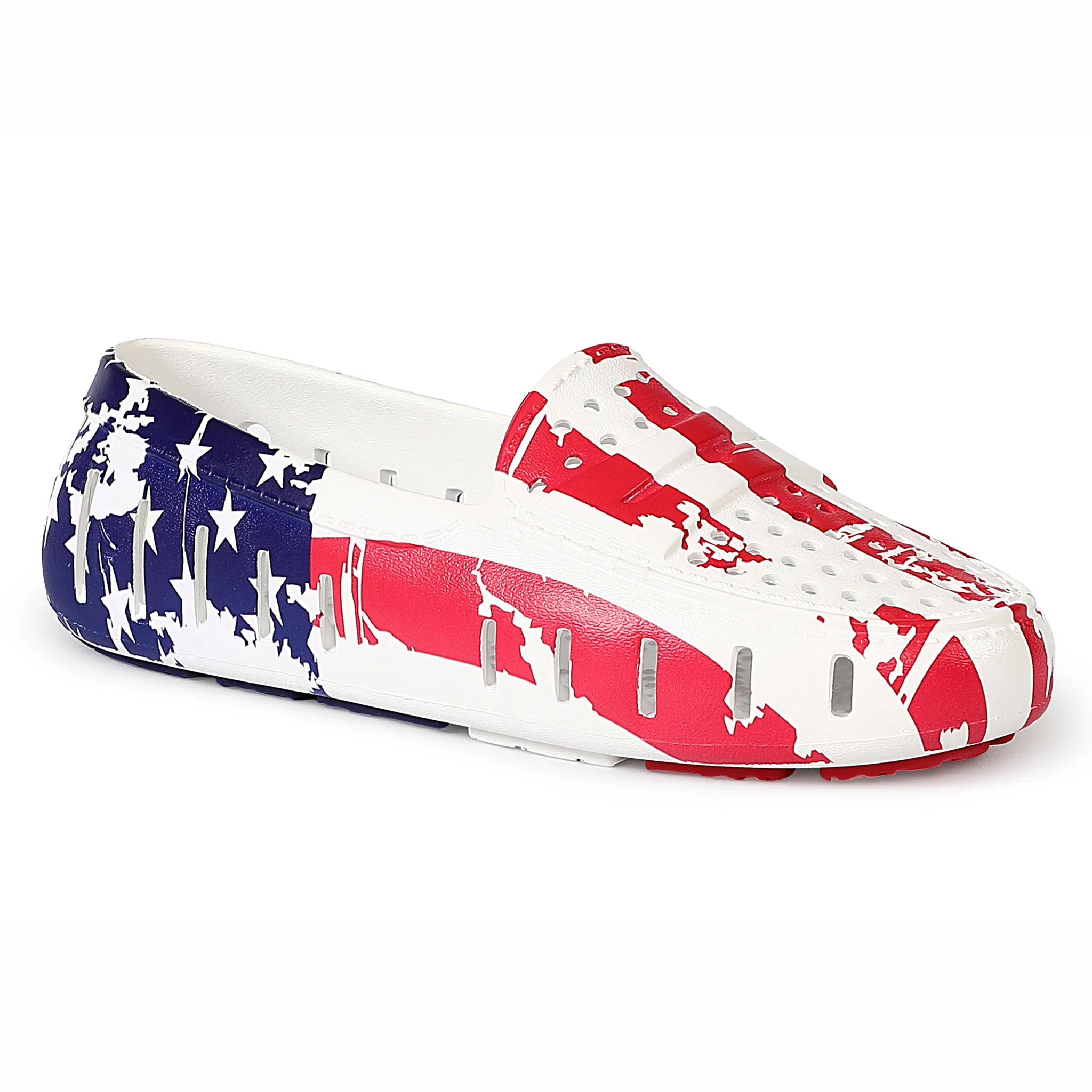 Women's Posh Old Glory Print Loafers - Image 4