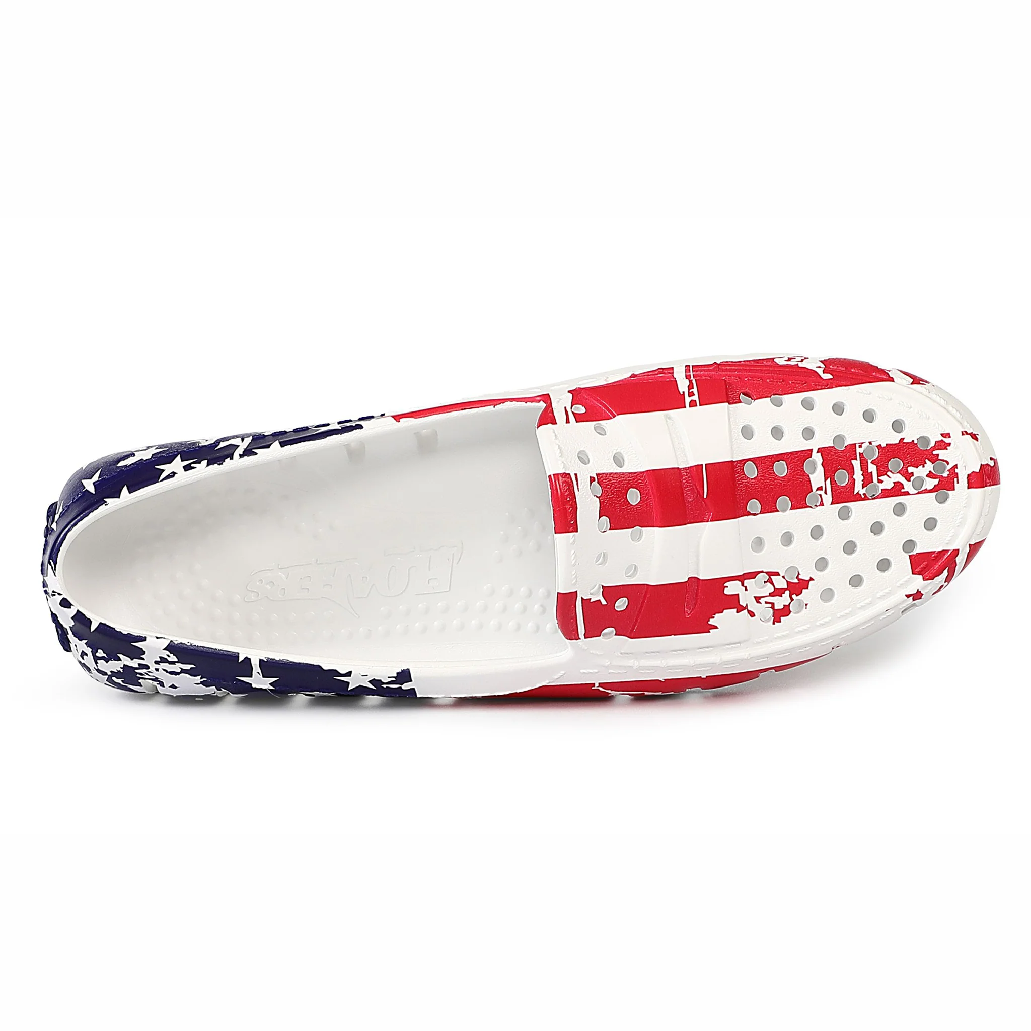 Women's Posh Old Glory Print Loafers - Image 6