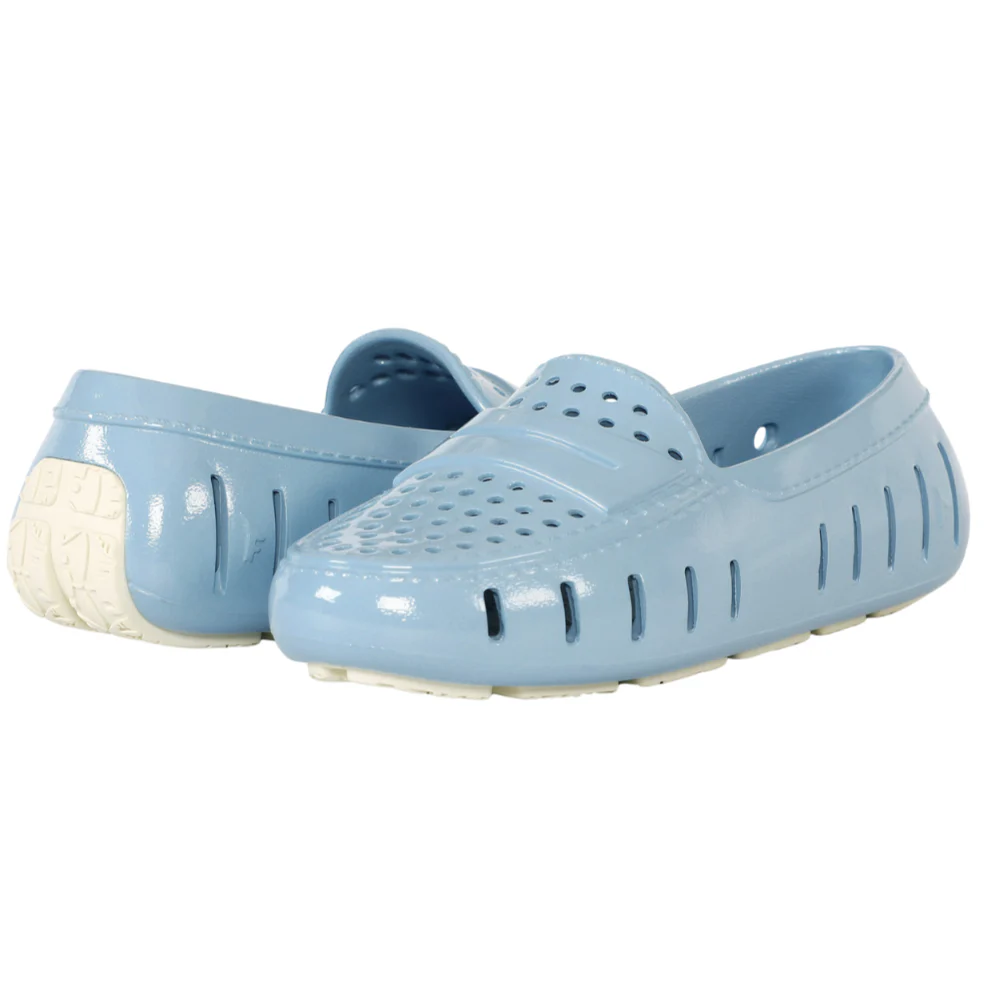Women's Posh Alaskan Blue Patent Loafers - Image 4