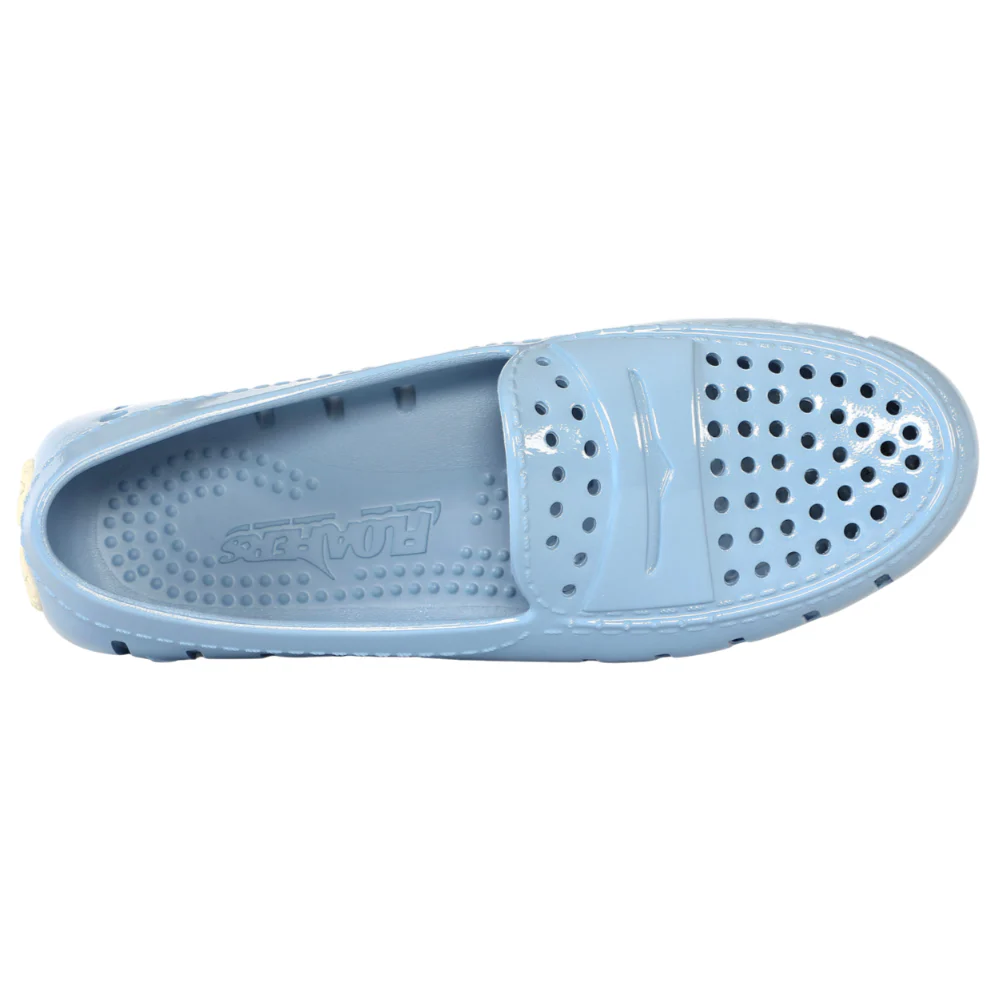 Women's Posh Alaskan Blue Patent Loafers - Image 7