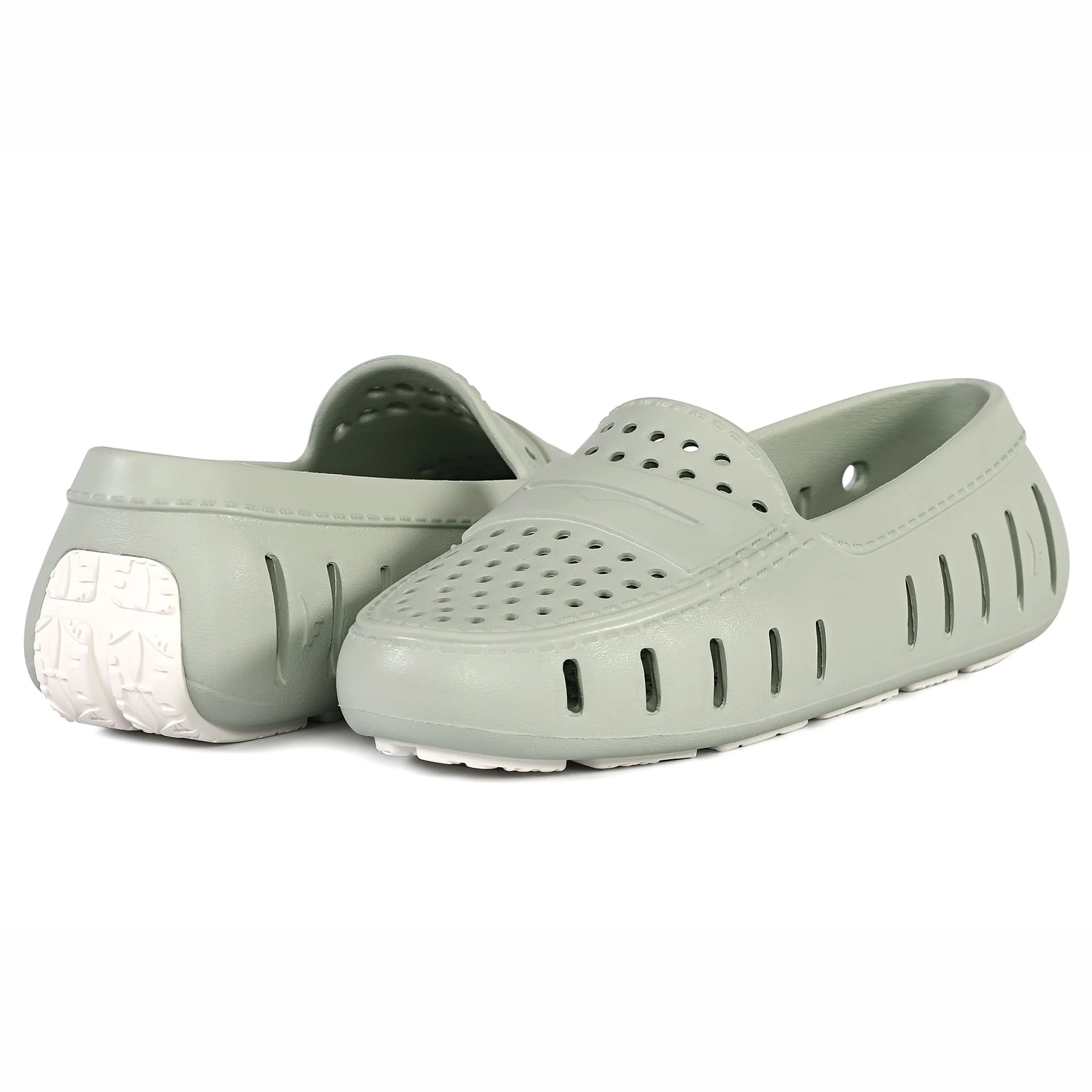 Women's Posh Seafoam Bright White Loafers - Image 3