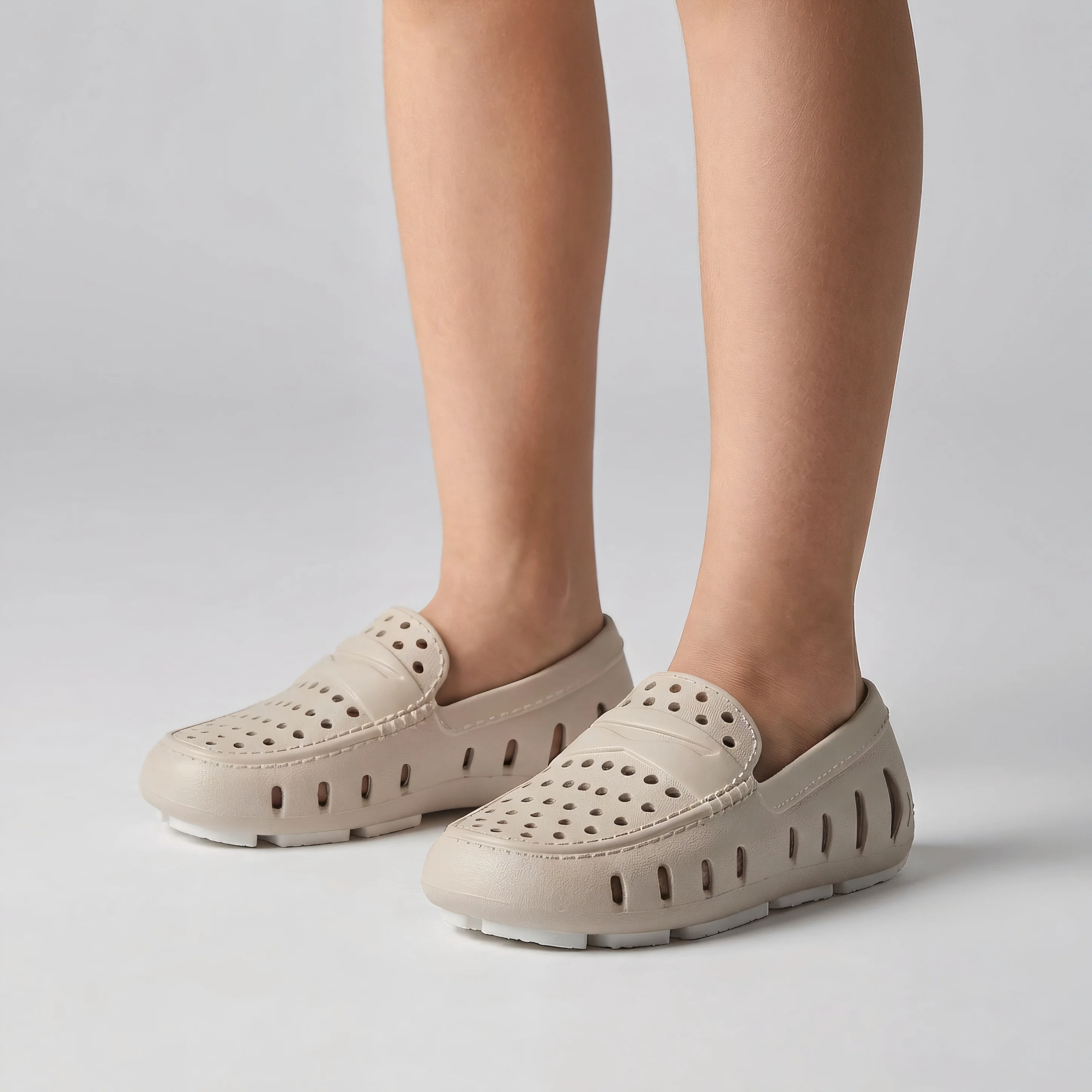 Kids Prodigy Bone Bright White Loafers - Image 3