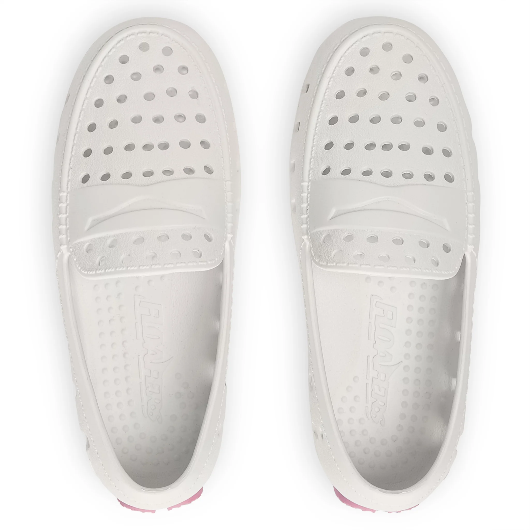Kids Prodigy Bright White Lilac Loafers - Image 3