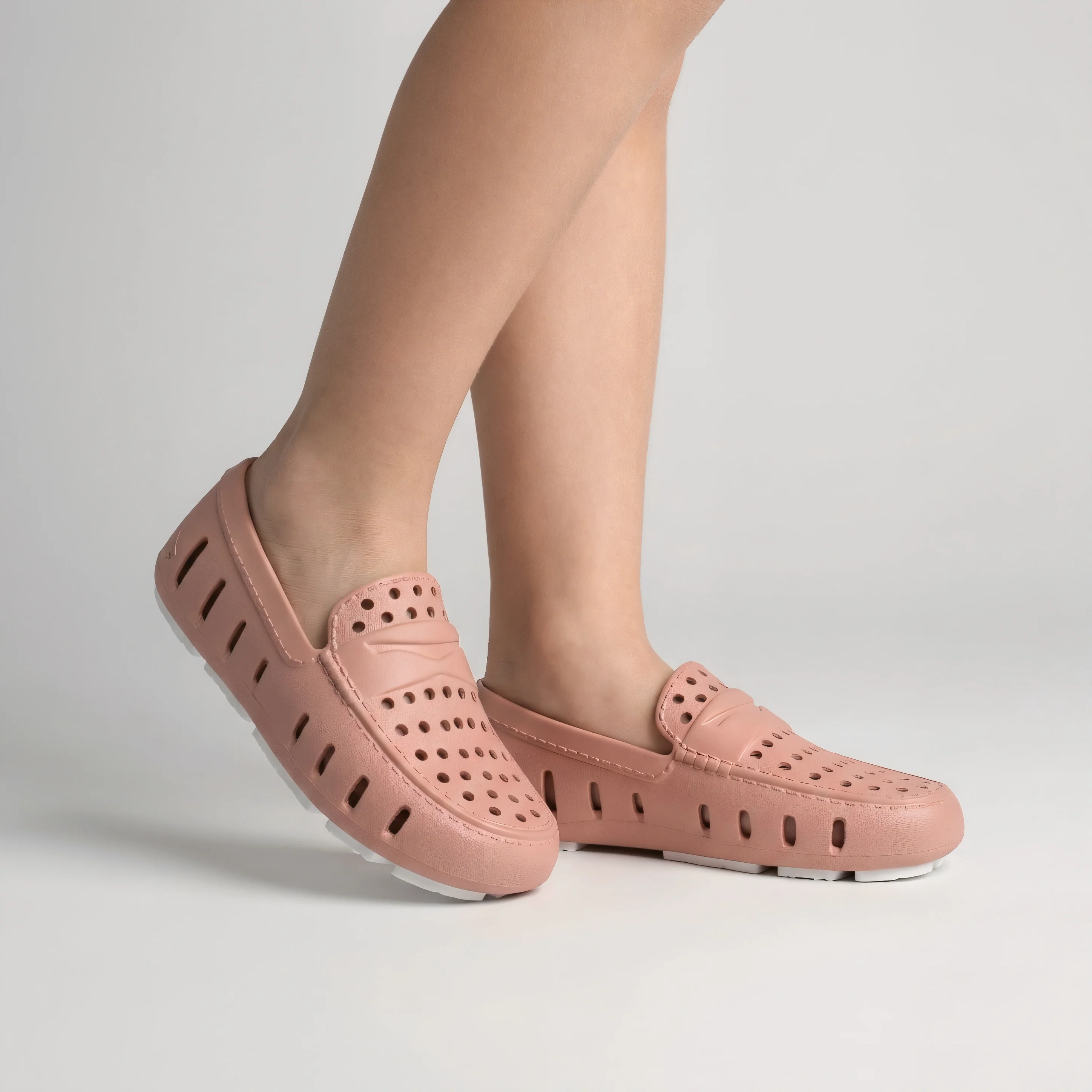Kids Prodigy Rose Peony Bright White Loafers - Image 3