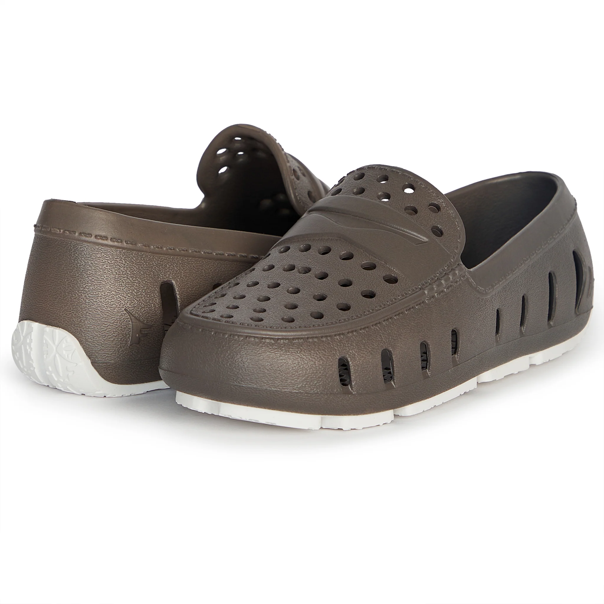 Kids Prodigy Slate Bright White Loafers - Image 3